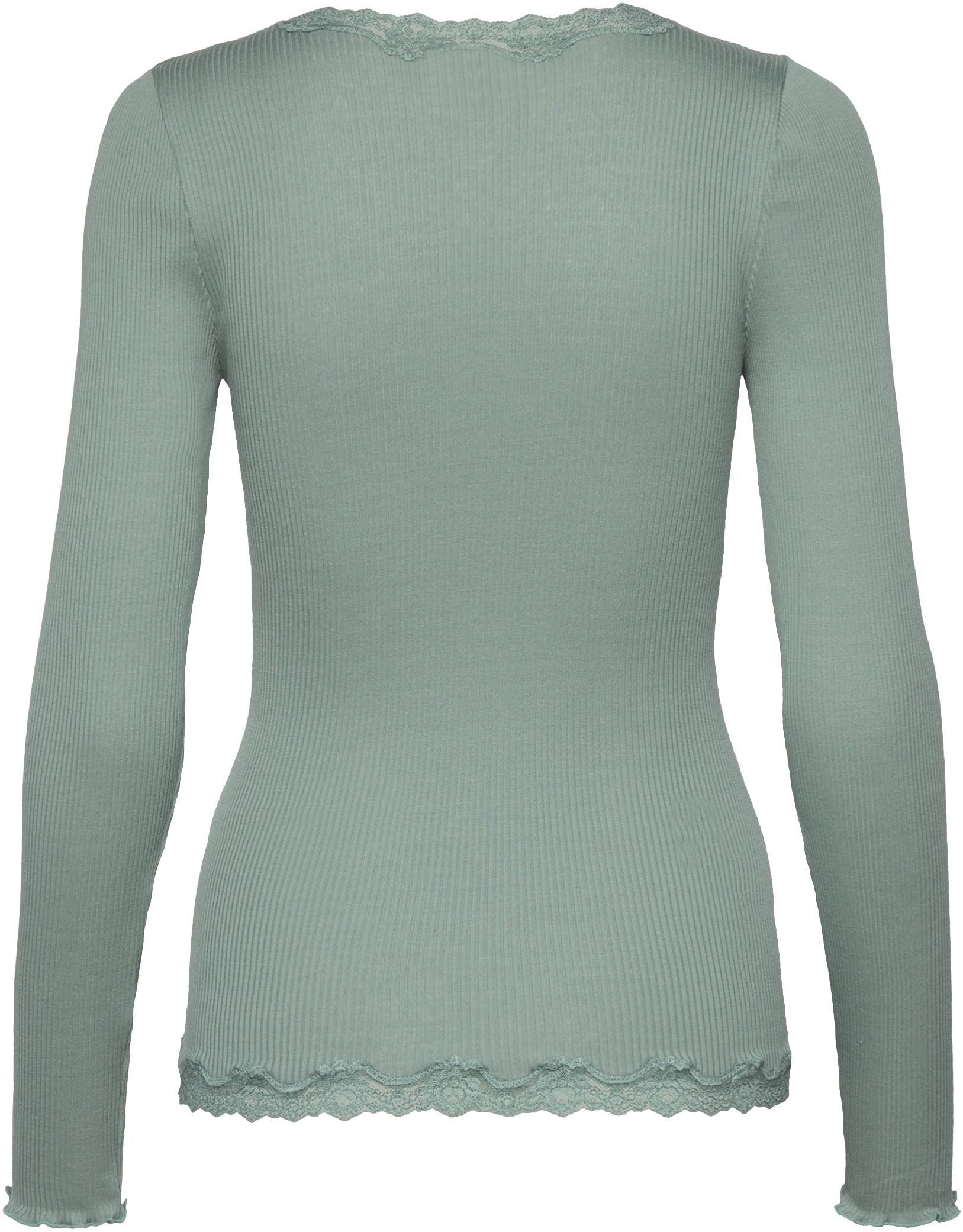 rosemunde Strickjacke Babette Silk Cardigan Vintage-Spitzenbesatz, Perlmutt günstig online kaufen