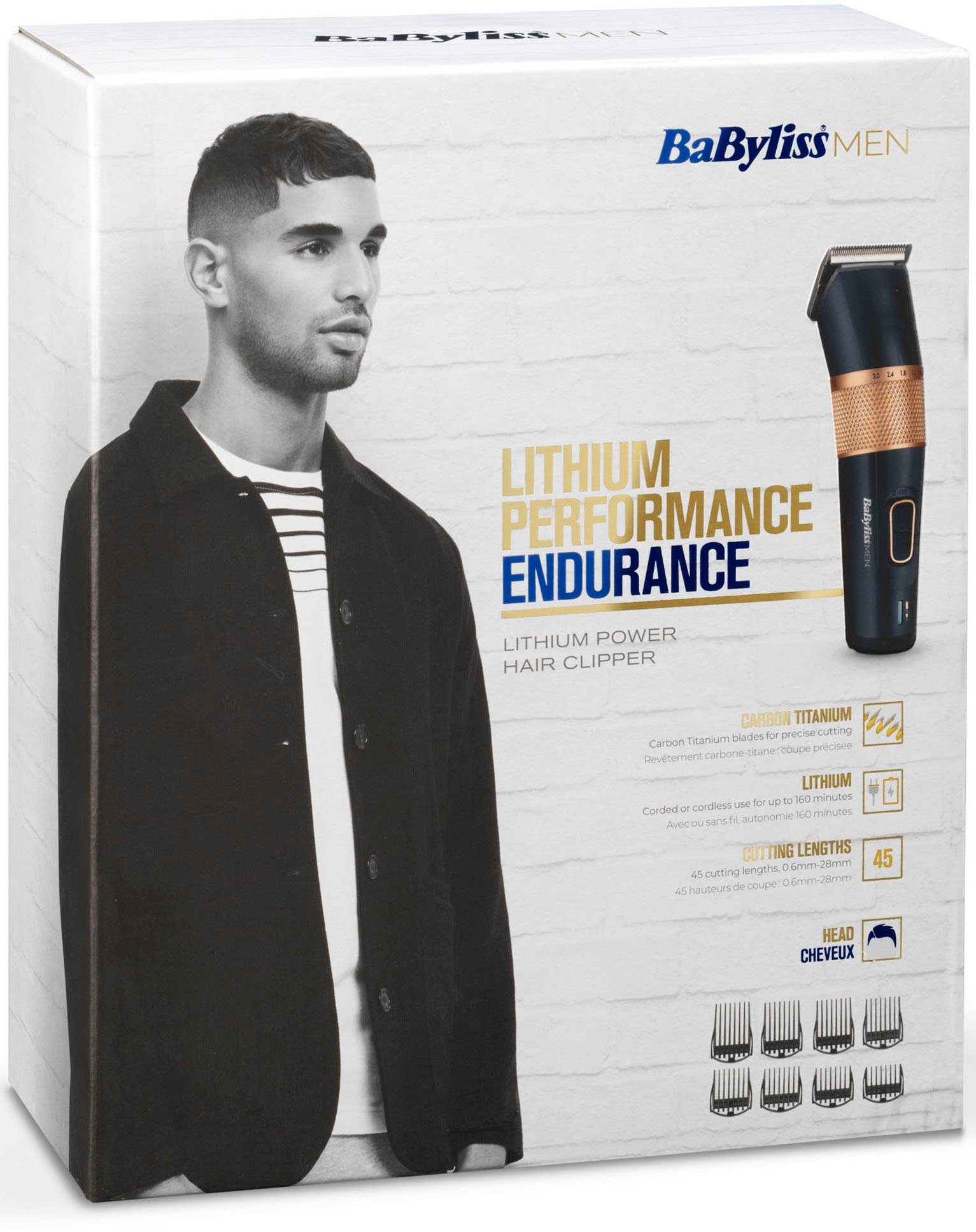 BaByliss Haarschneider E986E MEN Lithium Power, 0,6-28mm