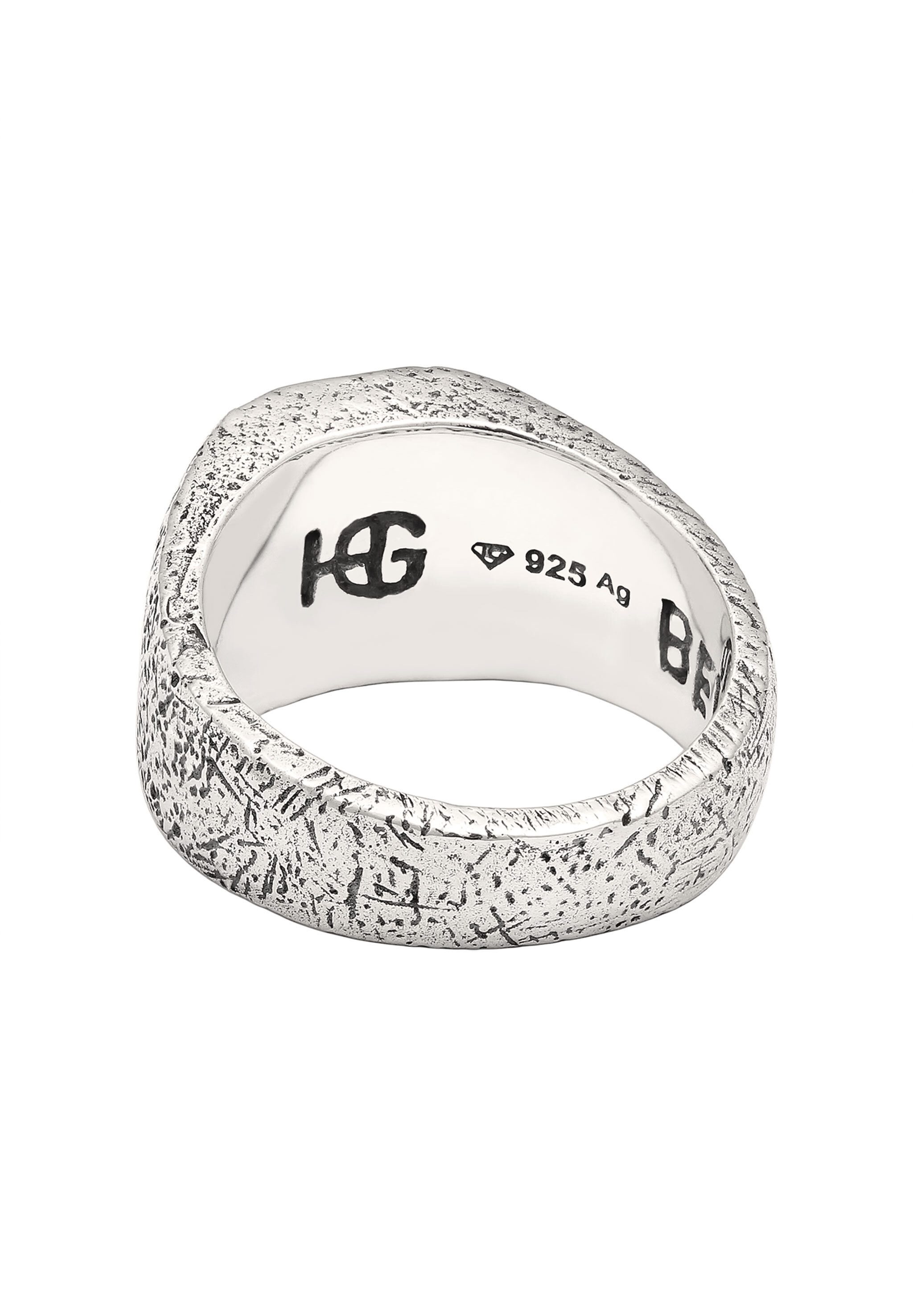 HAZE & GLORY Siegelring Siegelring afrikanischer Türkis 925 Sterling Silber – Bild 4 von 5
