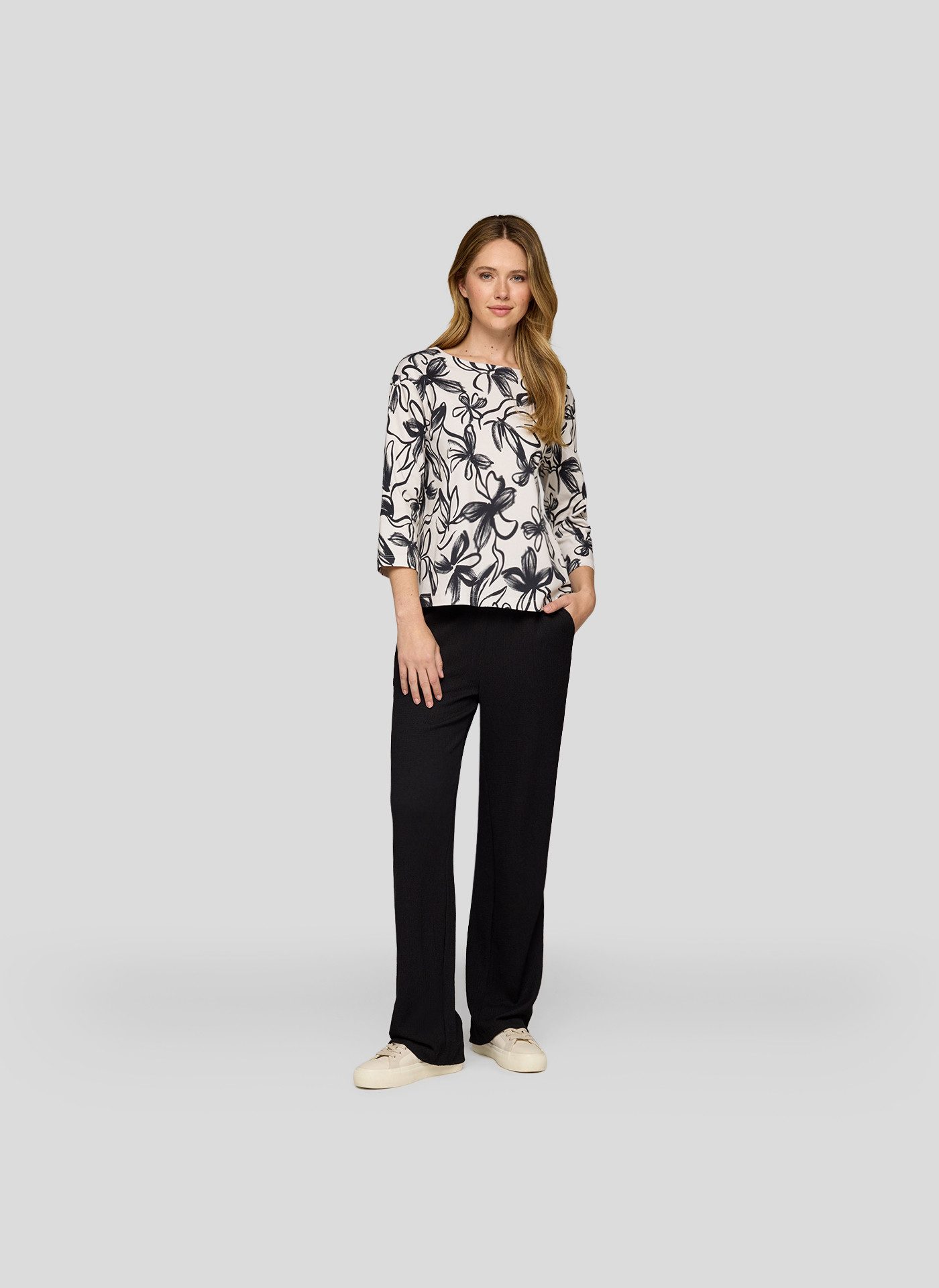 Rabe 3/4-Arm-Shirt mit All-Over Print – Bild 5 von 5