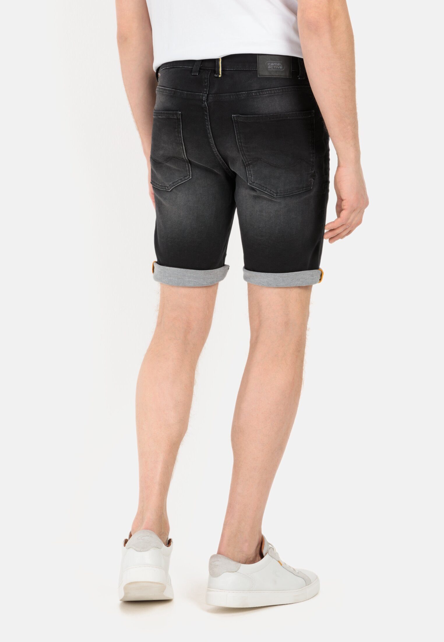camel active Shorts fleXXXactive® Sweat Denim Shorts Slim Fit