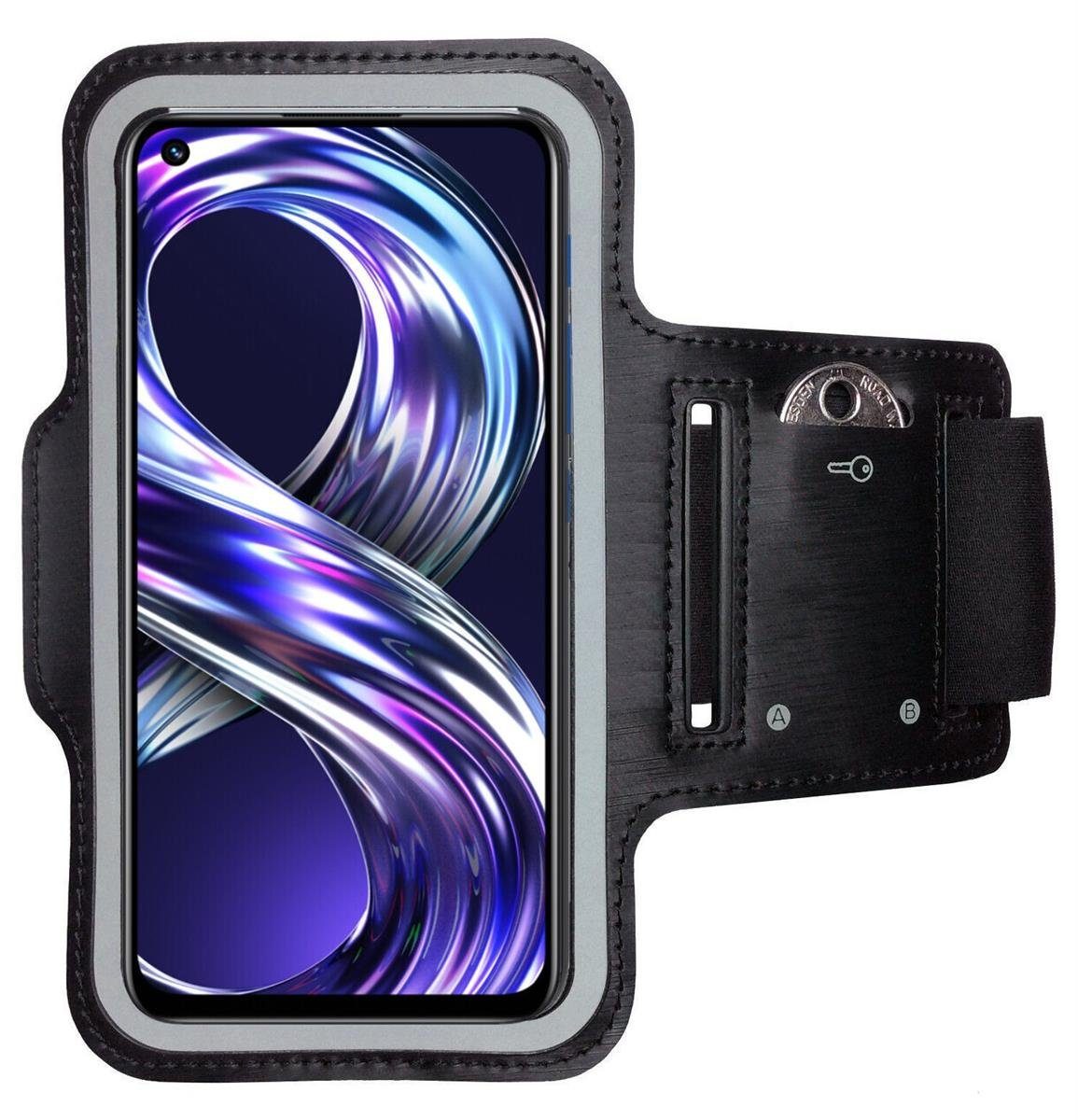 CoverKingz Handyhülle Sportarmband für Realme 8i Handy Fitness Hülle Armband Laufhülle