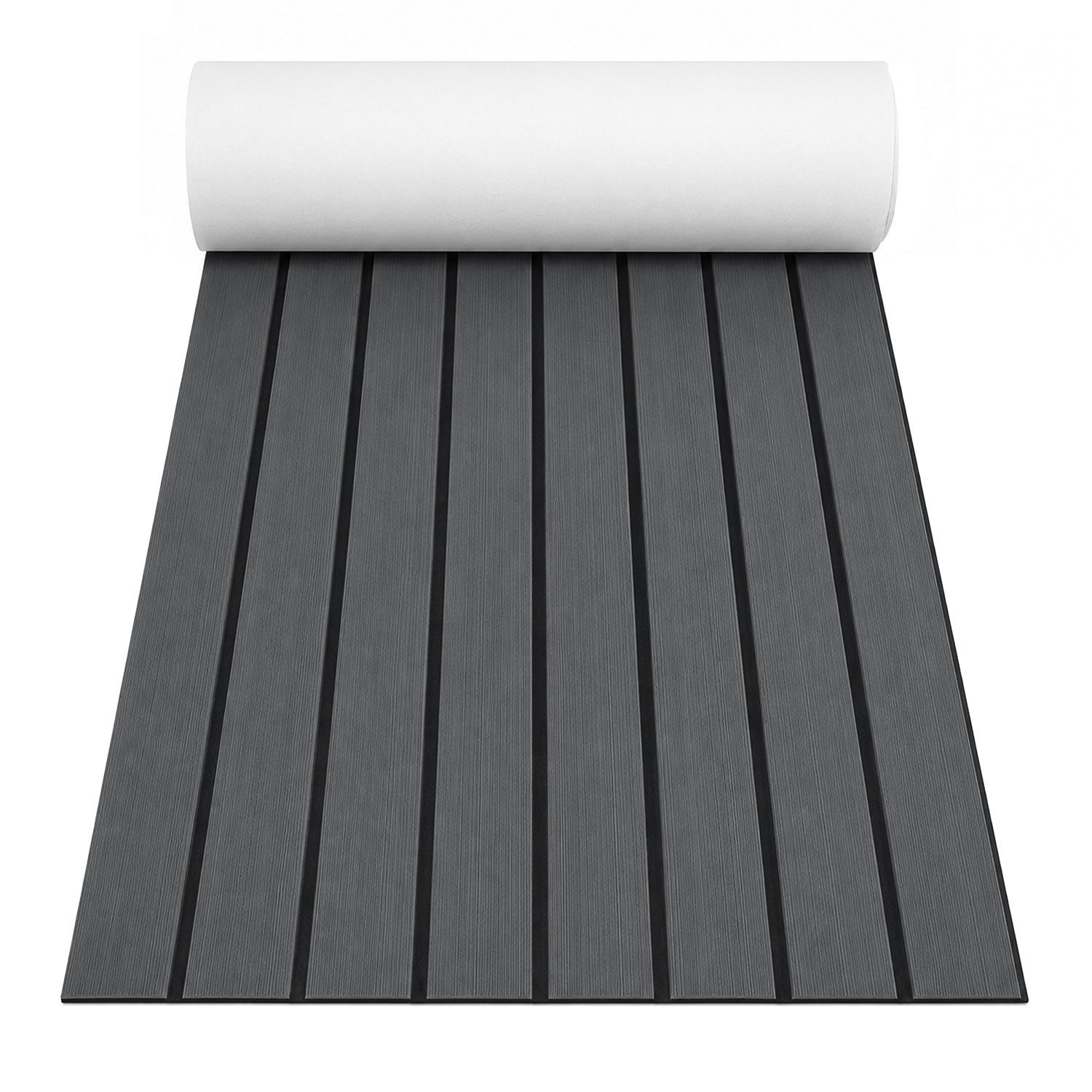 Clanmacy Bodenmatte Teak EVA Schaum Marine Teak Bodenbelag Matte Deck Teppich 240x45cm