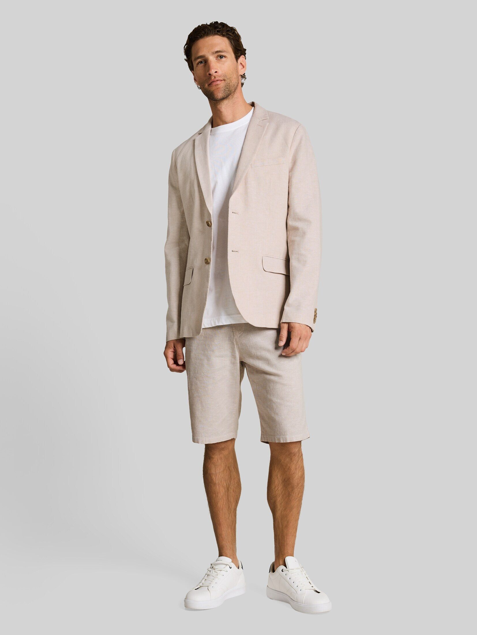 TOM TAILOR Sakko Blazer Sakko mit Leinenanteil – Bild 5 von 5