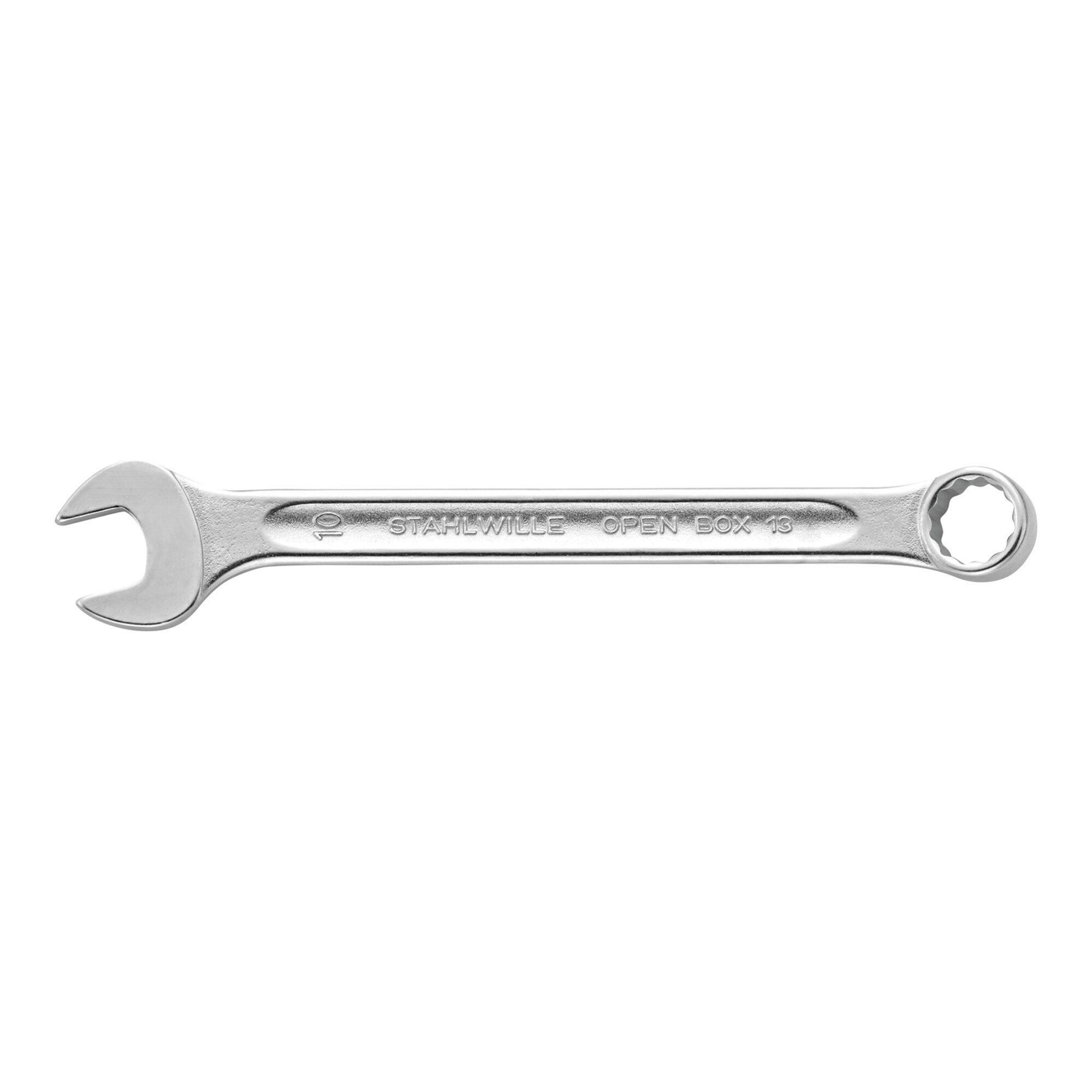 Stahlwille Ratschenringschlüssel Stahlwille Ring-Maulschlüssel OPEN-BOX SW.10mm L.125mm