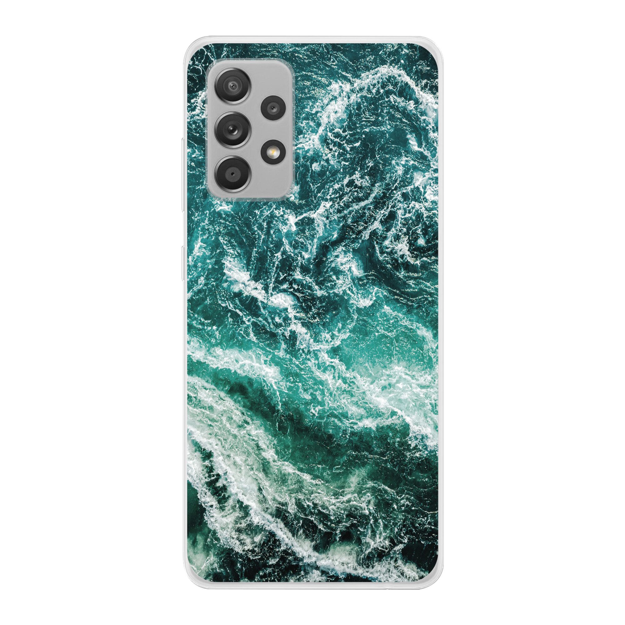 MuchoWow Handyhülle für Samsung Galaxy A53 Marmor - Gemustert - Natursteine, Smartphone-Bumper, Print, Handy Schutzhülle Dünn