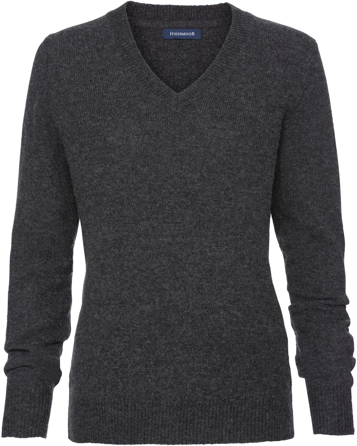Highmoor Strickpullover V-Pullover aus Lambswool
