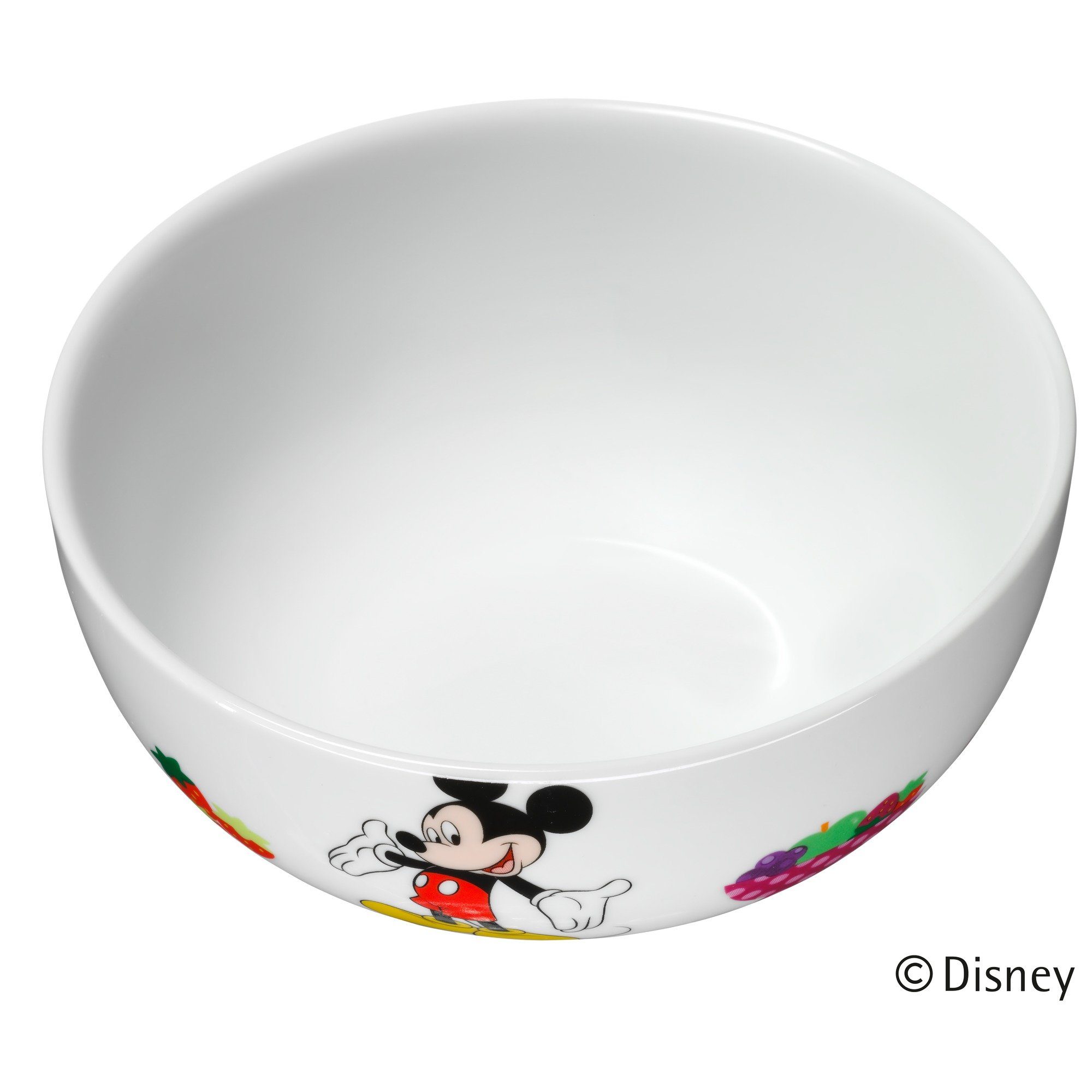 WMF Schüssel Mickey Mouse, Porzellan, (1x Müslischale (Höhe 6 cm, Ø 13,8 cm, Füllmenge 500ml), 1-tlg)