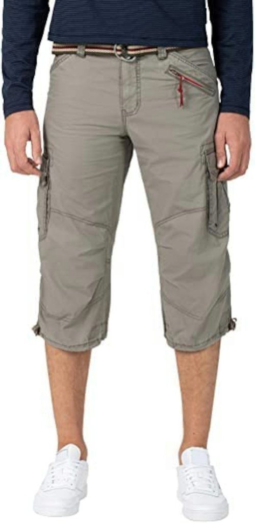 TIMEZONE Cargoshorts Miles TZ 3/4 Cargoshorts in Military Grey