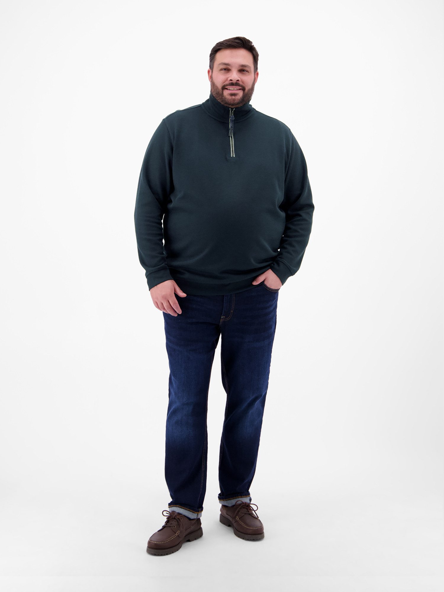 LERROS Sweatshirt LERROS Sweattroyer in Übergrössen