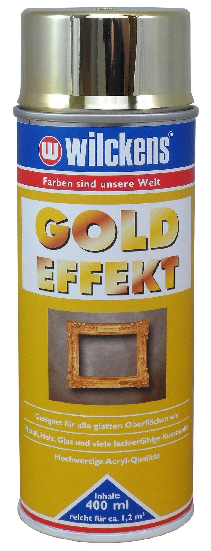 Gold Spray Wilckens Sprühfarbe, 6x Effekt Farben