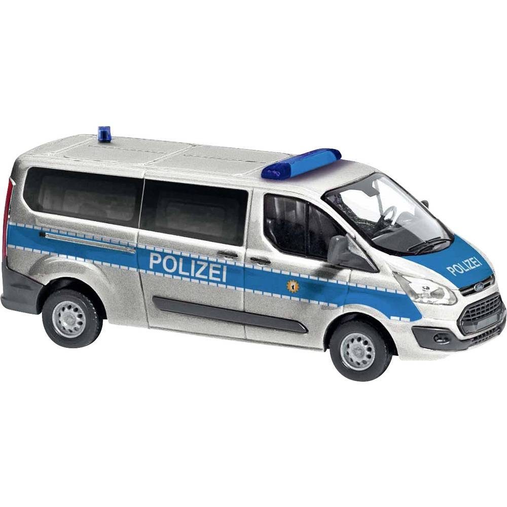 Busch Modelleisenbahn-Straße H0 Ford Transit Custom, Polizei Berlin