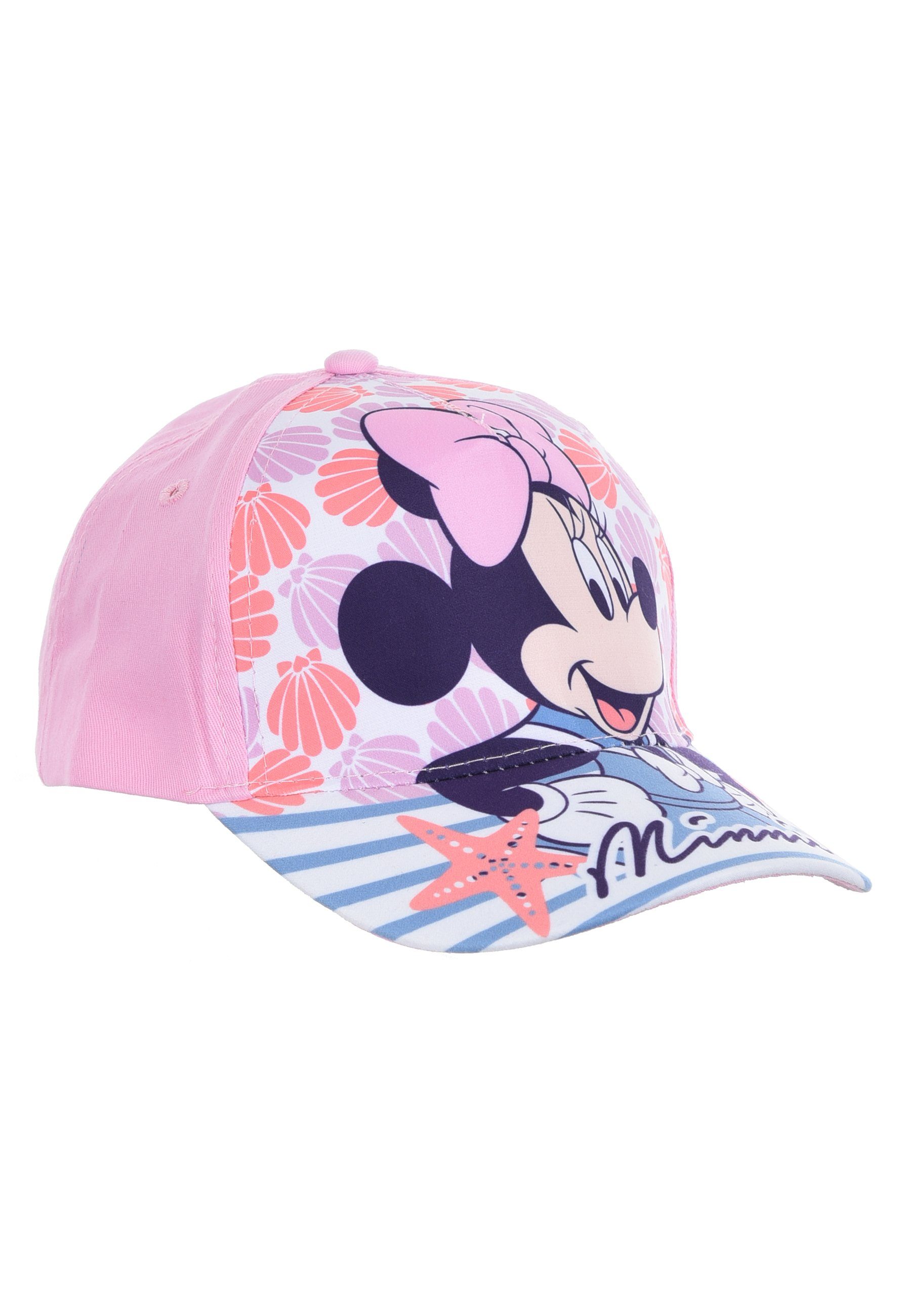 Cap Mütze Disney Minnie Mouse Baseball Kappe Rosa