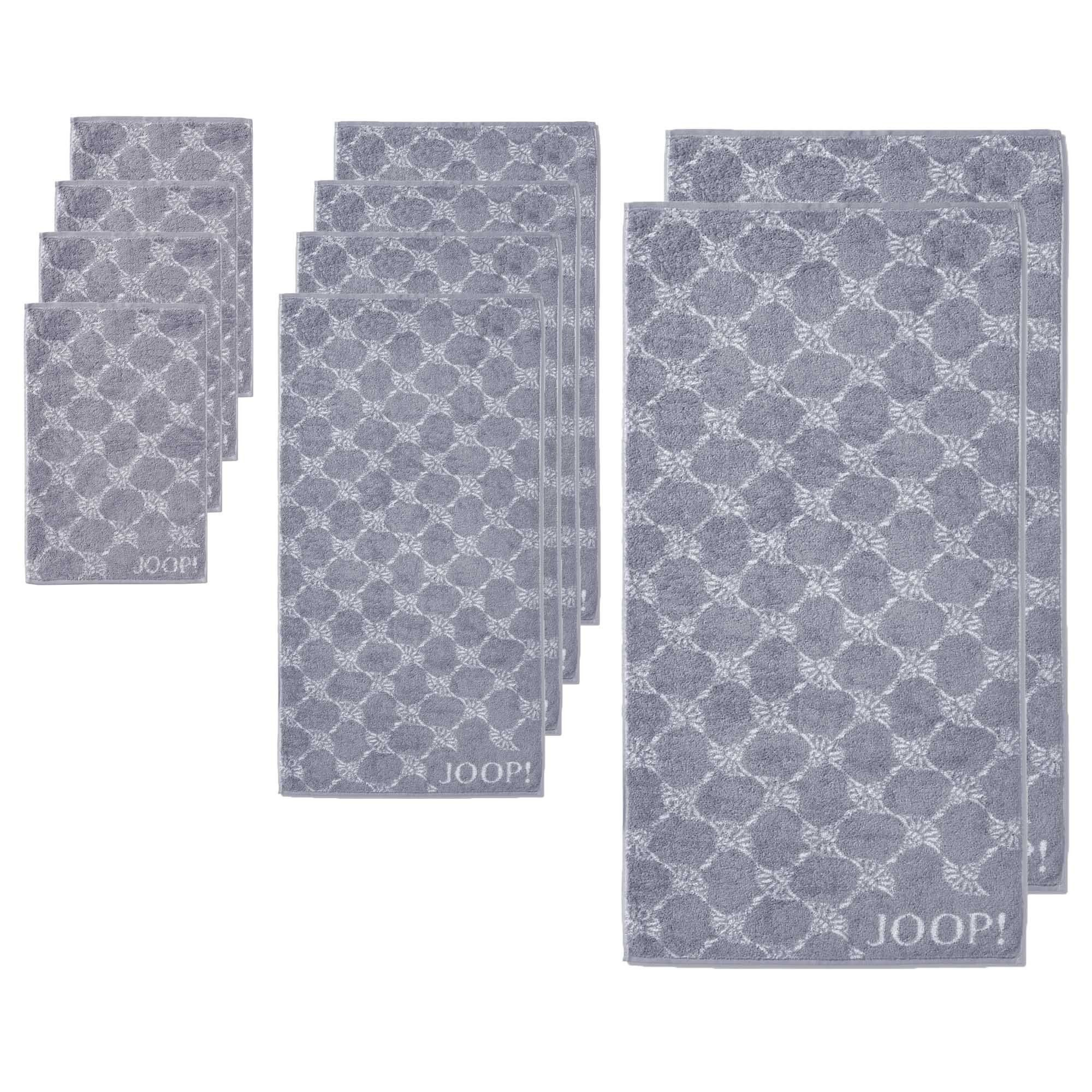 JOOP! Handtuch Unisex Handtuch 10er Pack Baumwolle, Frottier (Set, 10-St)