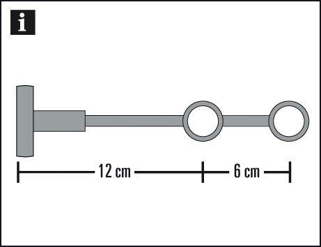 Doppelträger »Chicago«, GARDINIA, (1-St), Einzelprogramm Chicago 20 mm-kaufen