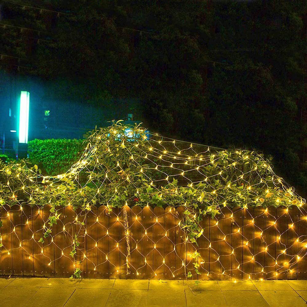 Sunicol LED-Lichterkette Wasserdicht LED Lichternetz Weihnachtsdeko, günstig online kaufen