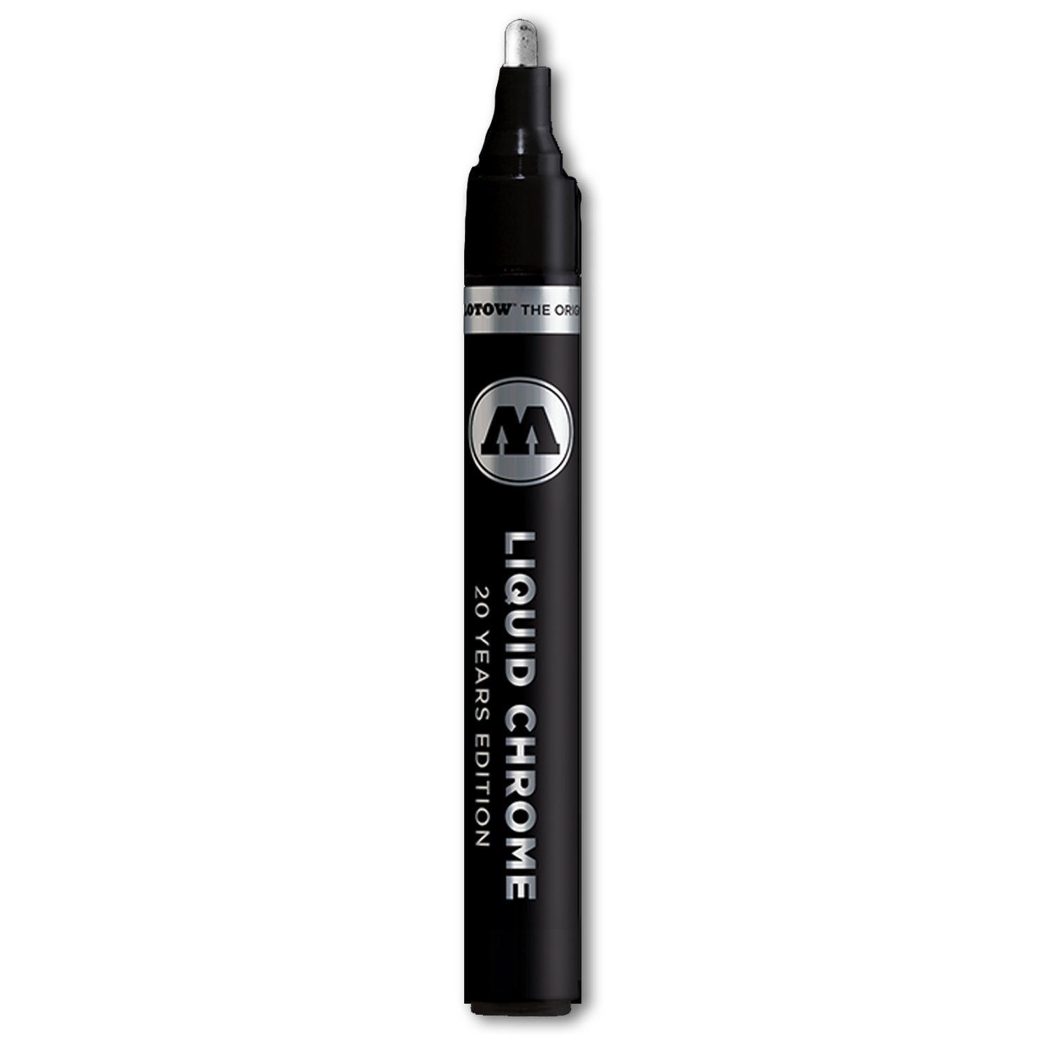 MOLOTOW Lackmarker Molotow LIQUID CHROME Marker mit 4mm Rundspitze, (1-tlg)