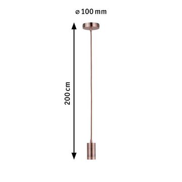 Paulmann Pendelleuchte Neordic Haldis max. 1x60W Kupfer 230V Metall, ohne Leuchtmittel, E27