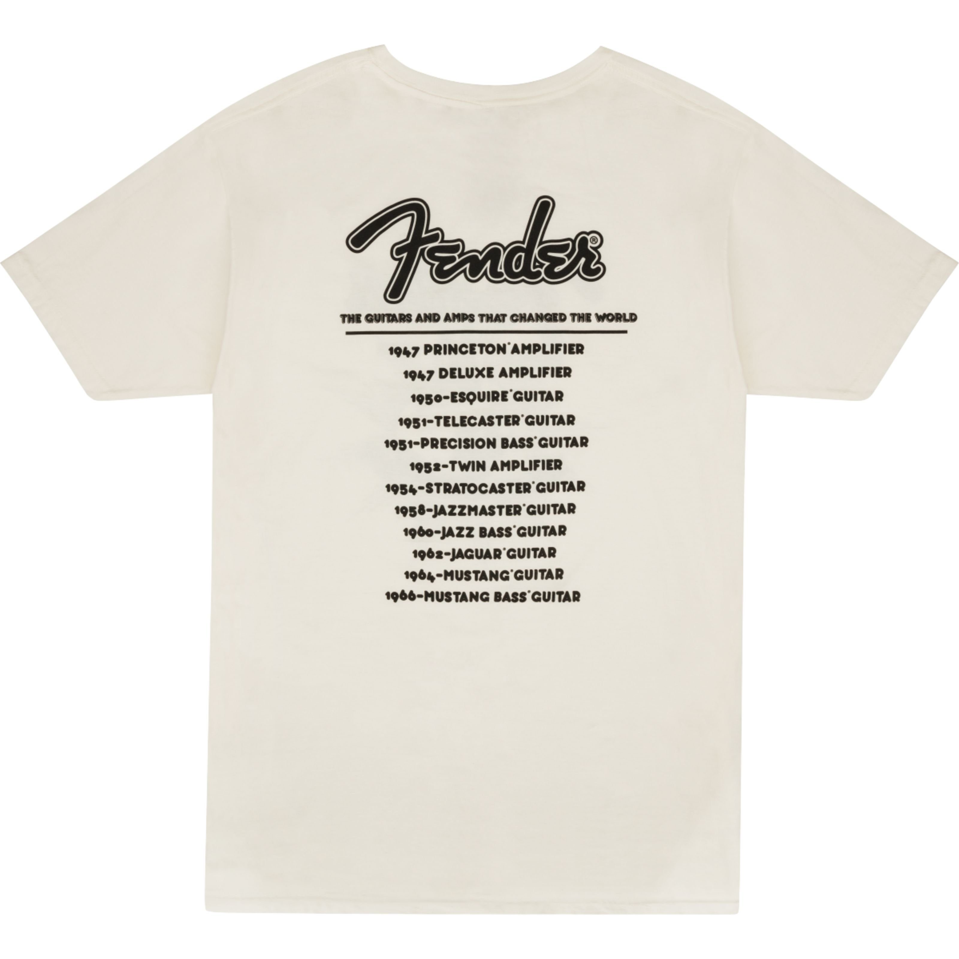 XXL L World T-Shirt - Spielzeug-Musikinstrument, Fender Tour Shirt