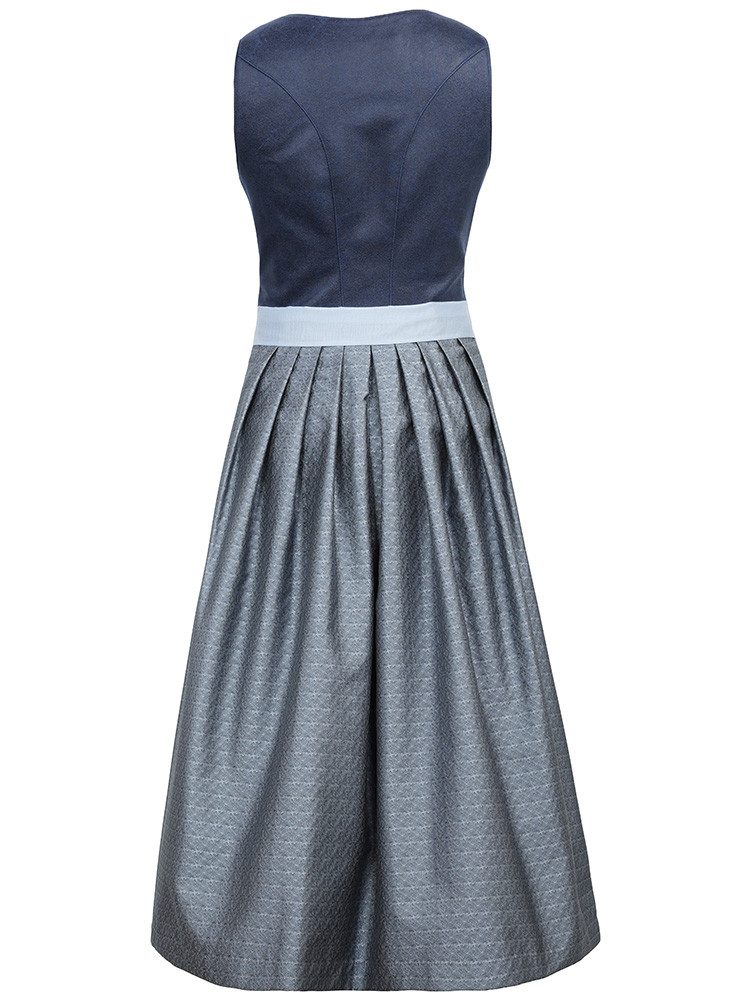 MarJo Dirndlschürze Dirndlschürze Petershausen 75cm Länge himmelblau