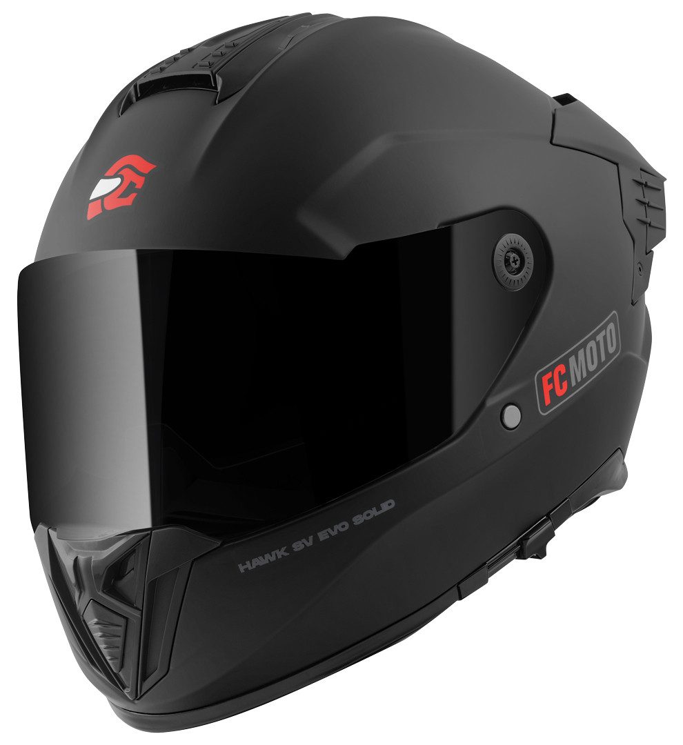 Motorradhelm Hawk EVO Solid Helm