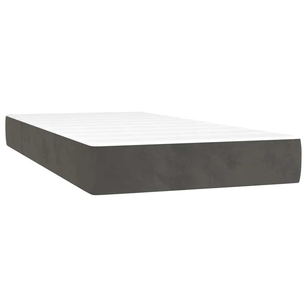 Boxspringmatratze Taschenfederkernmatratze für Kinder Dunkelgrau 80x160 günstig online kaufen
