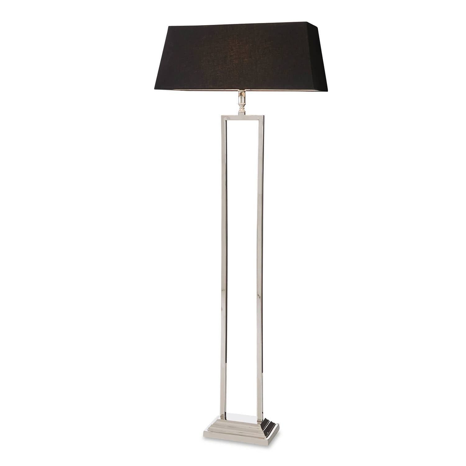 Mirabeau Stehlampe Stehlampe Barki schwarz/silber günstig online kaufen