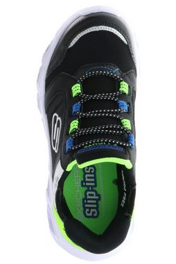 Skechers 403843L/BKLM S Lights-Hypno-Flash 2.0-Odelux Black/Lime Sneaker Fersenpolsterung