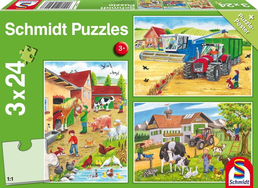 Schmidt Spiele Puzzle 3 x 24 günstig online kaufen
