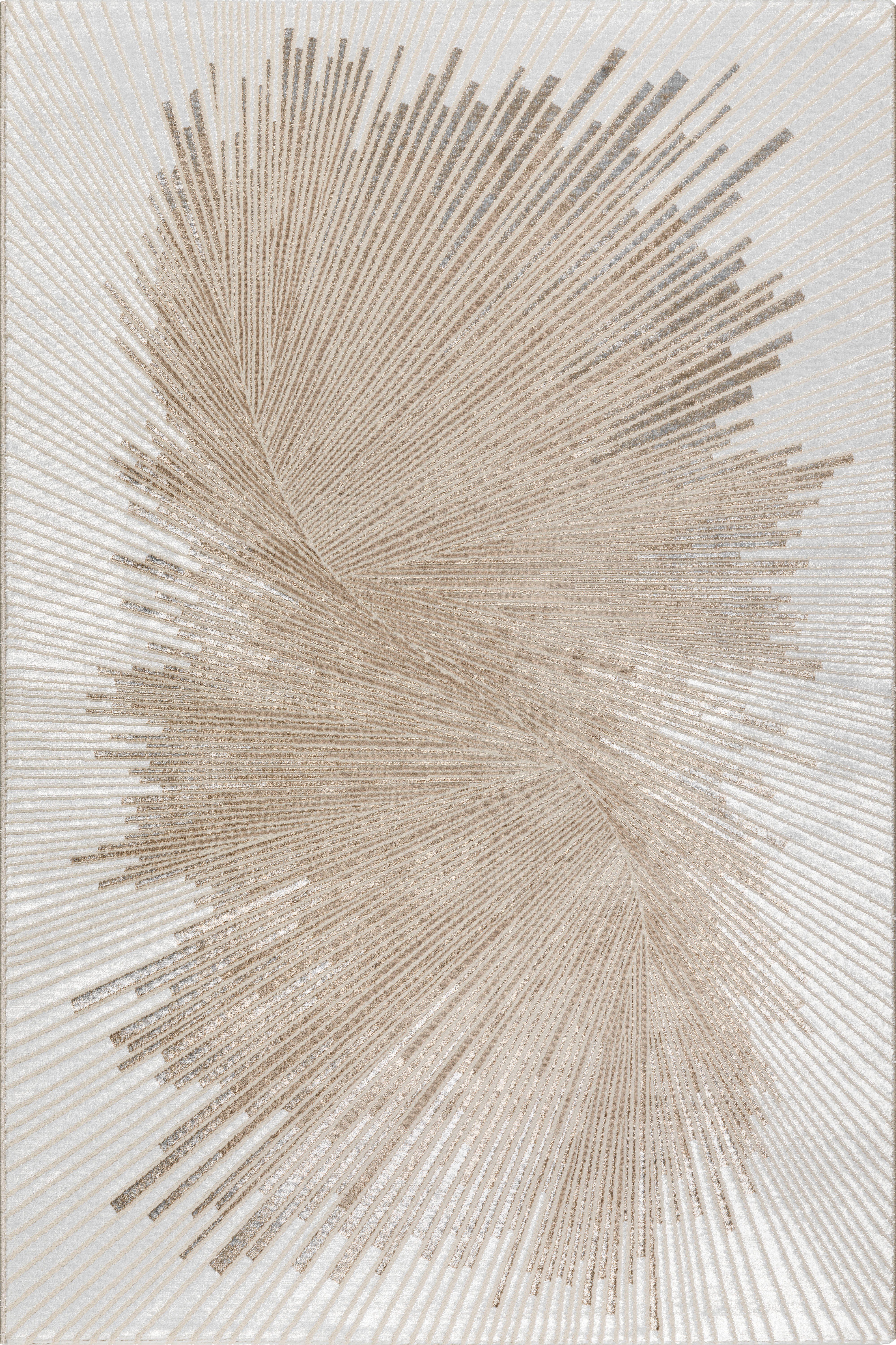 OTTO home Teppich Elora Kurzflor, rechteckig, Höhe: 8 mm, mit leichtem Glanz, Hoch Tief Struktur, elegantes Design, Wohnzimmer