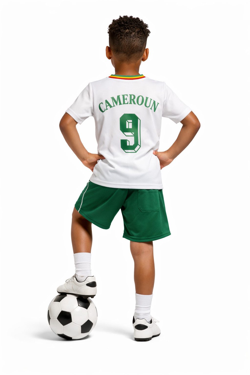 Fashion Boy Fußballtrikot Fussball Fan Set Kamerun CAMEROUN Trikot + Shorts, JS298e (Set)