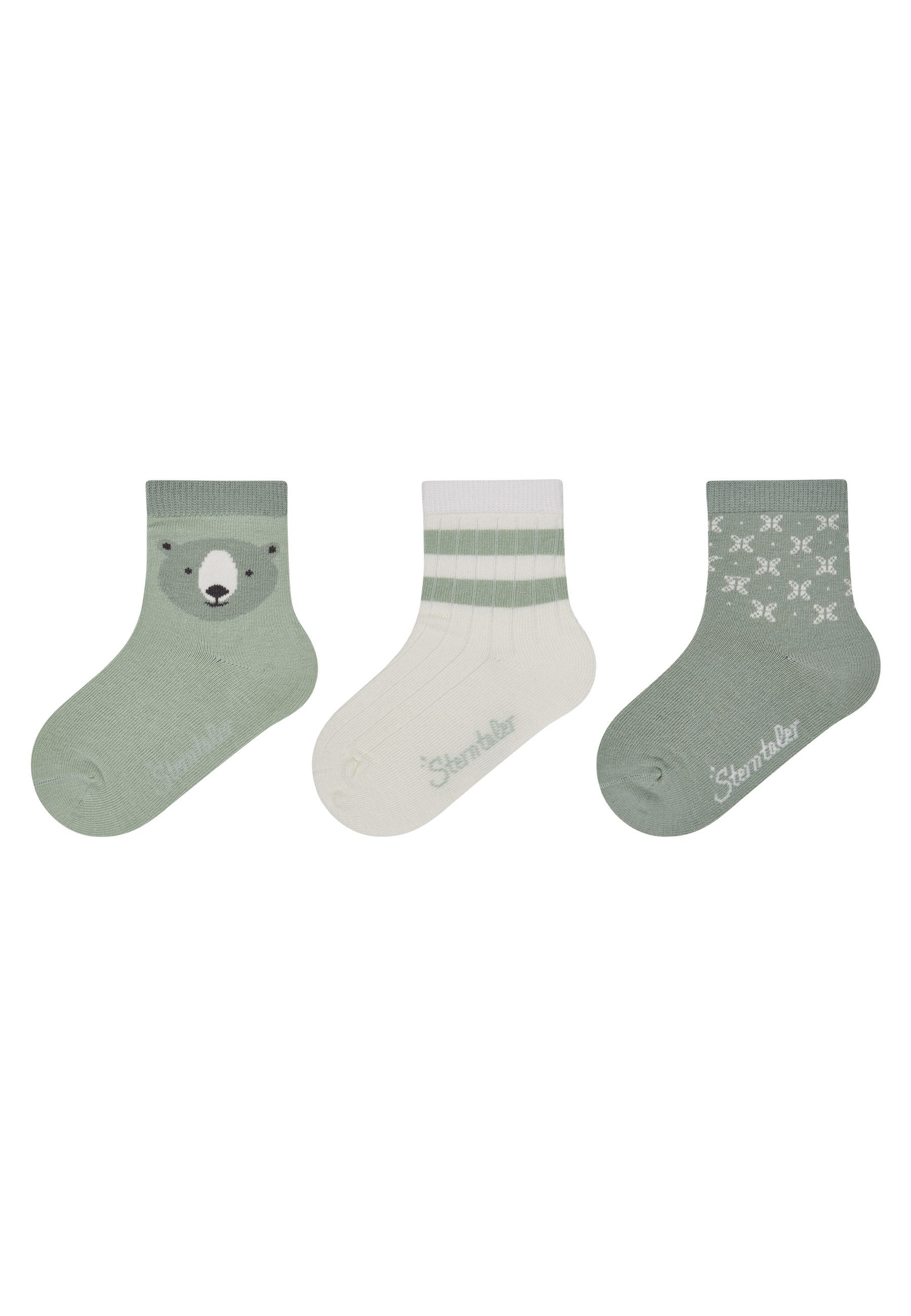 Feinsöckchen Socken 3er-Pack Bär