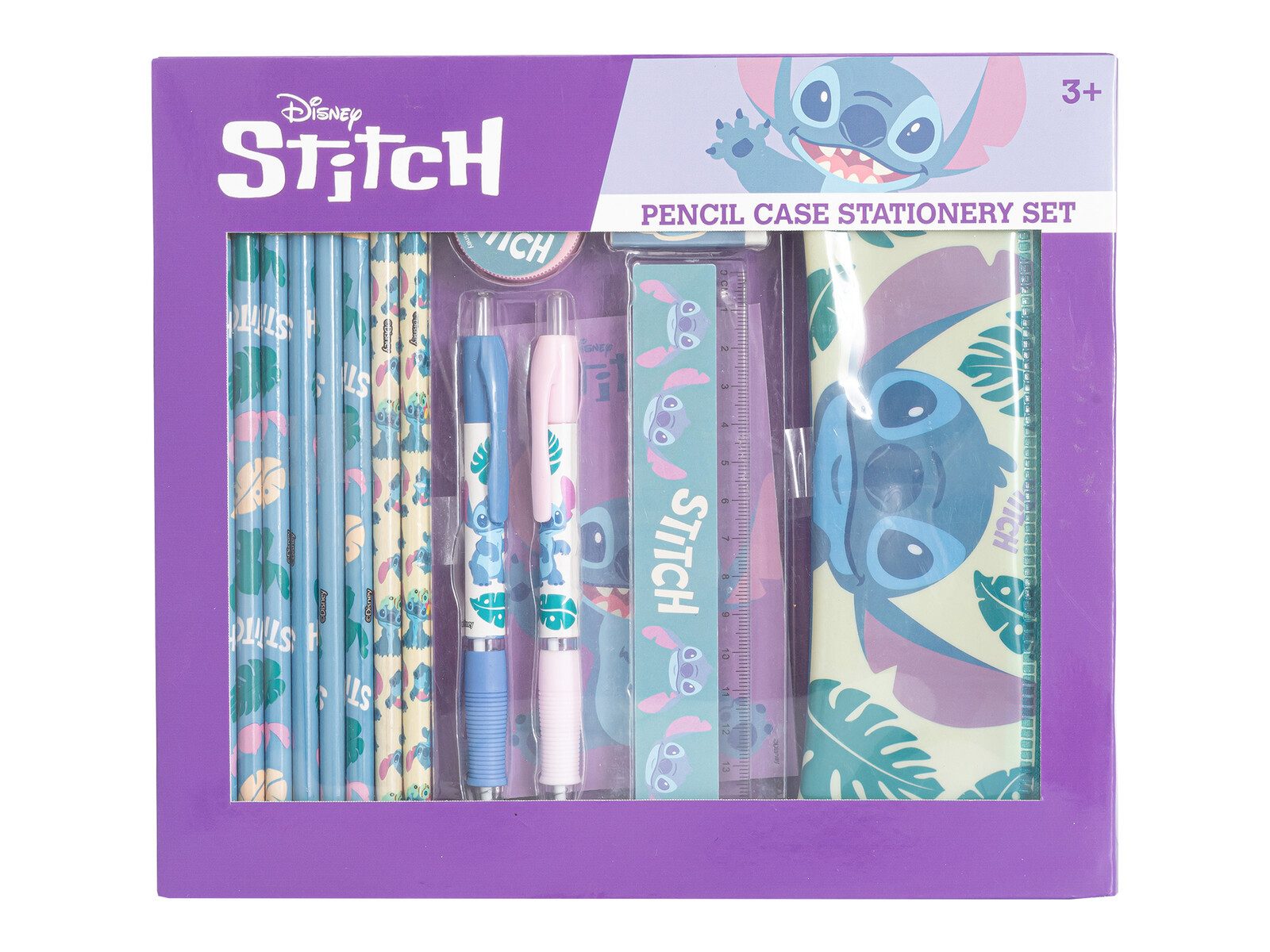 Lilo & Stitch Federmäppchen Schreibwarenset 15-teilig mit Federmäppchen und Zubehör, (15-tlg) – Bild 4 von 5