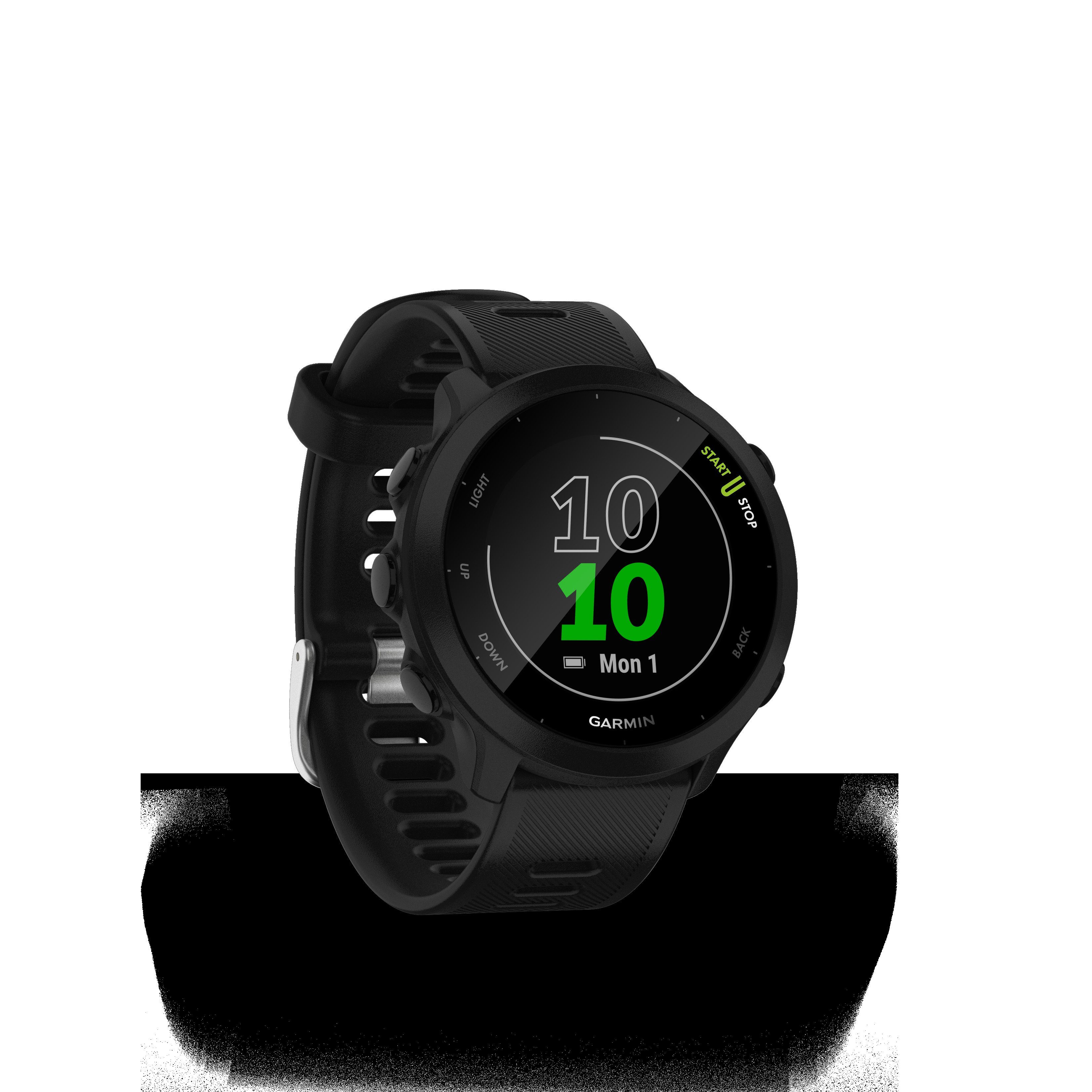 Garmin FORERUNNER 55 Multisport- schwarz (2,64 cm/1,04 GPS-Laufuhr Zoll, schwarz Smartwatch | Garmin)