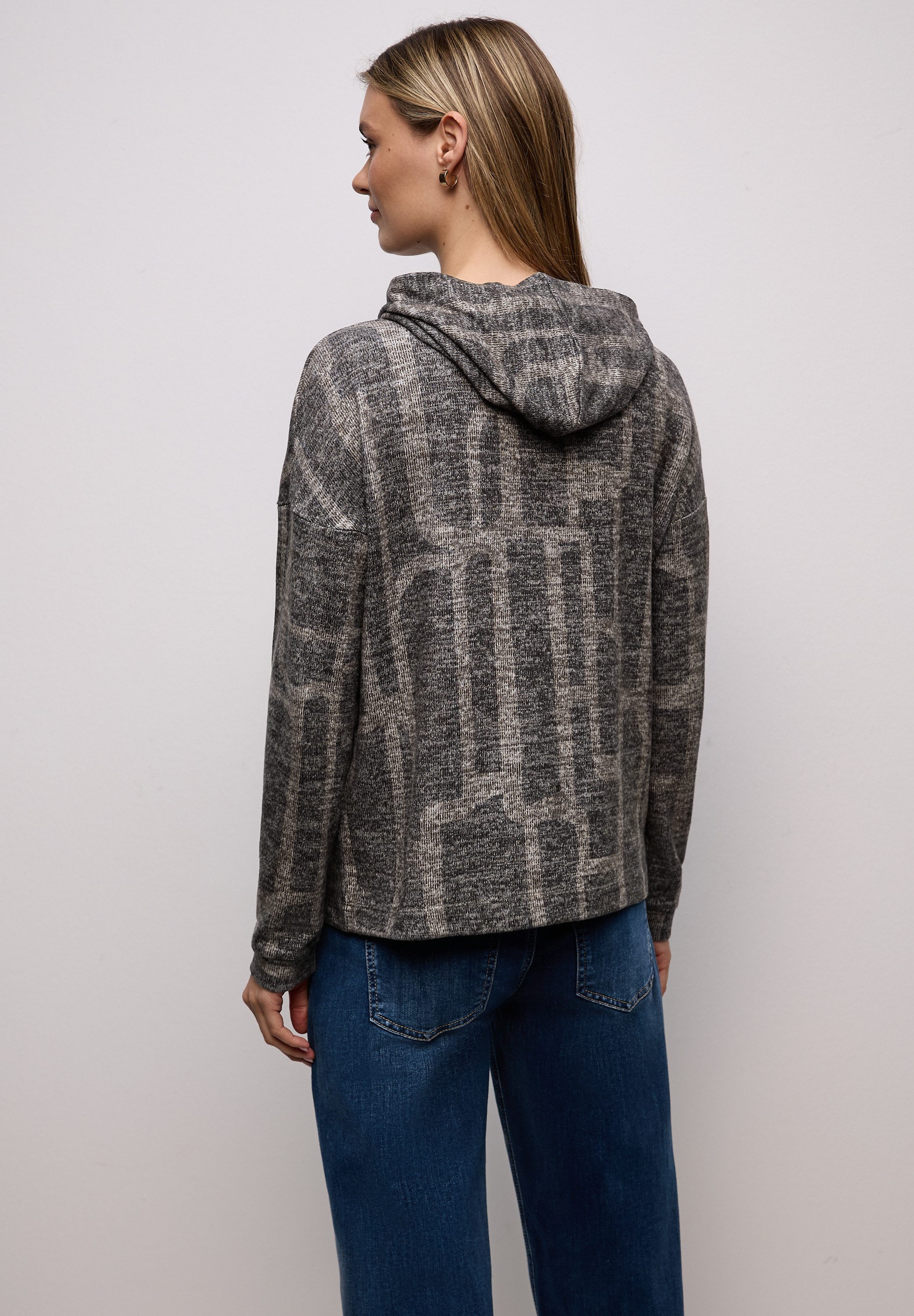 STREET ONE Langarmshirt im Hoodie-Style günstig online kaufen