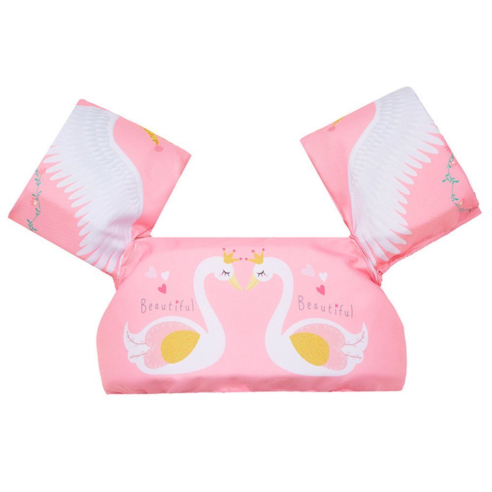 Schwan wimm Schwimmflügel 10-30kg Kinder Gewichtskapazität Schwimmweste Auftrieb Rosa