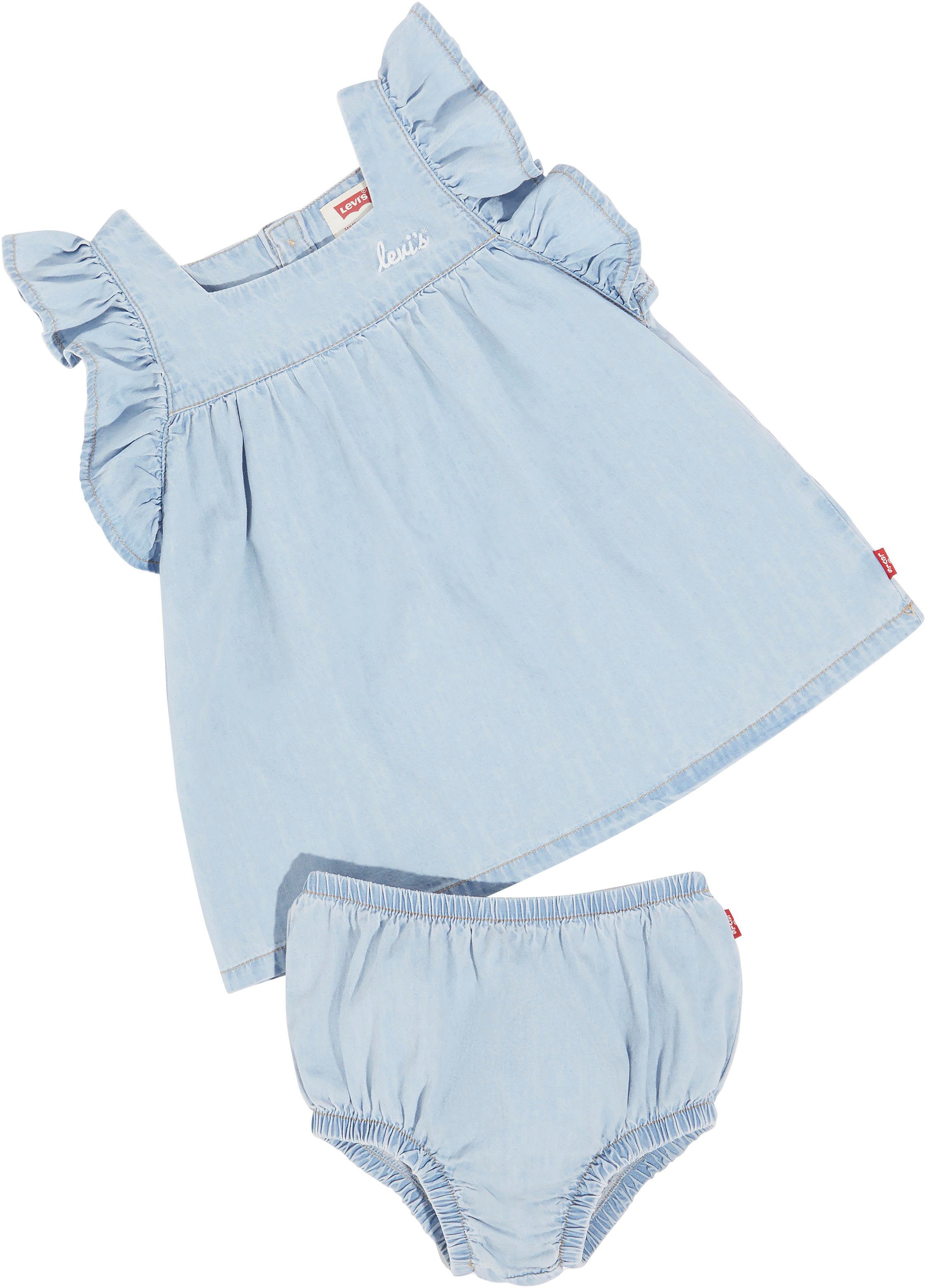 Levi's® Kids Jeanskleid mit Rüschen am Ärmel