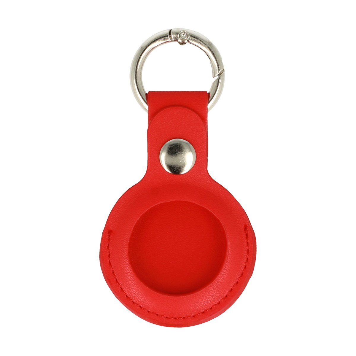 cofi1453 Schlüsselanhänger Case für AirTag Schutz Hülle Cover Schlüsselanhänger Apple AirTag rot
