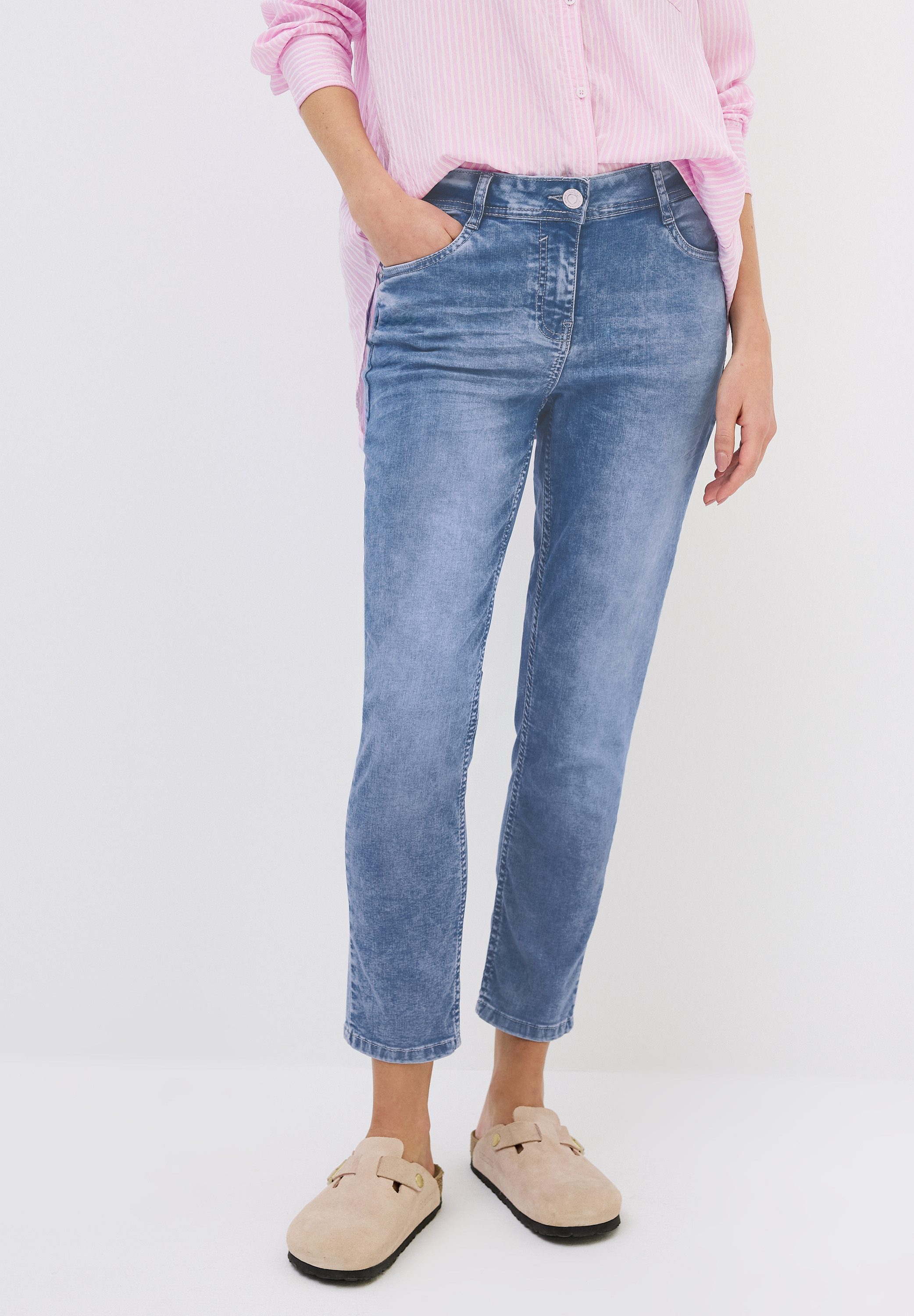 CECIL Comfort-fit-Jeans Middle Waist günstig online kaufen