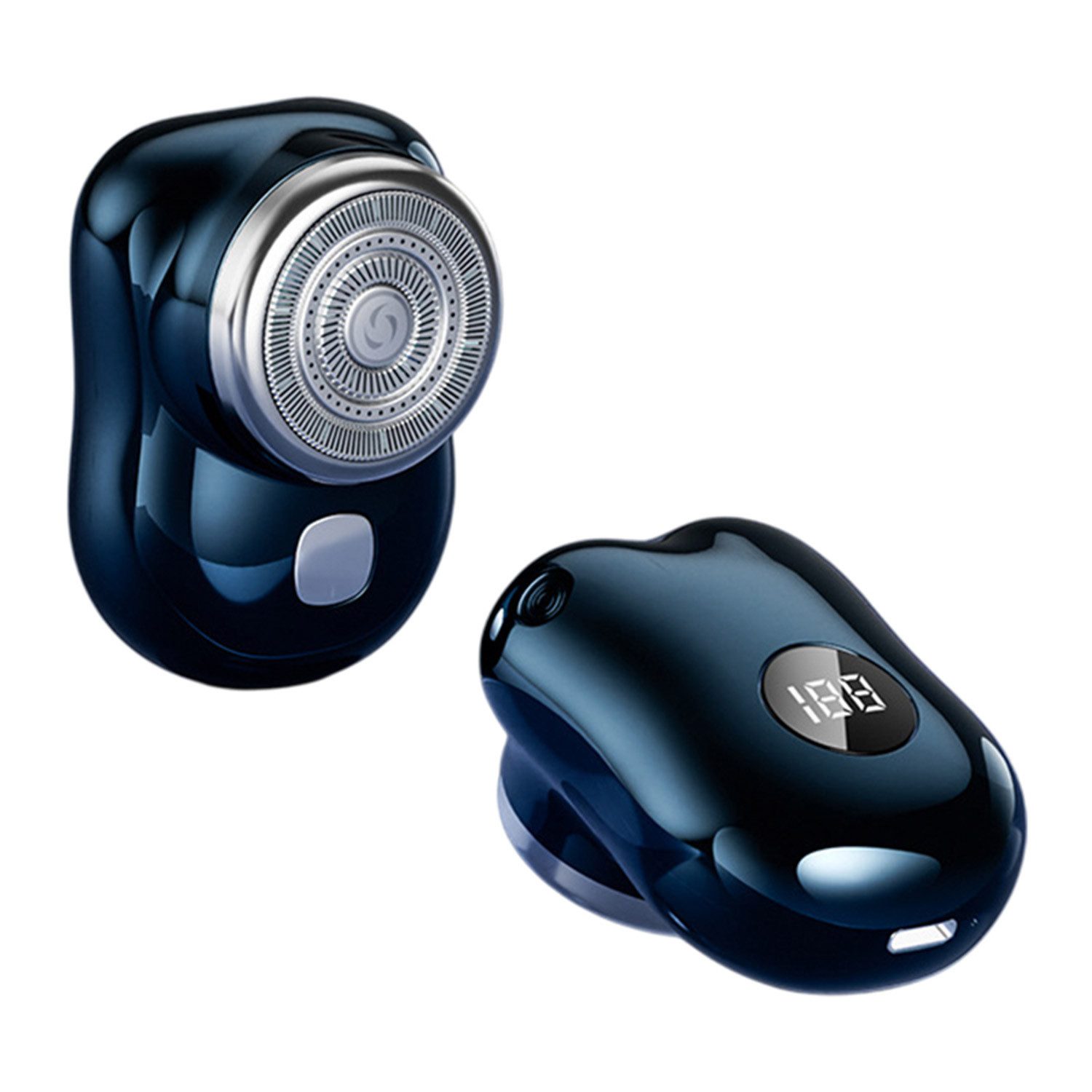 Refttenw Электробритва Tragbarer Mini Бритвы Herren Elektrisch, mit LED Leistungsanzeige, USB Wiederaufladbar, Nass und Trockenrasierer