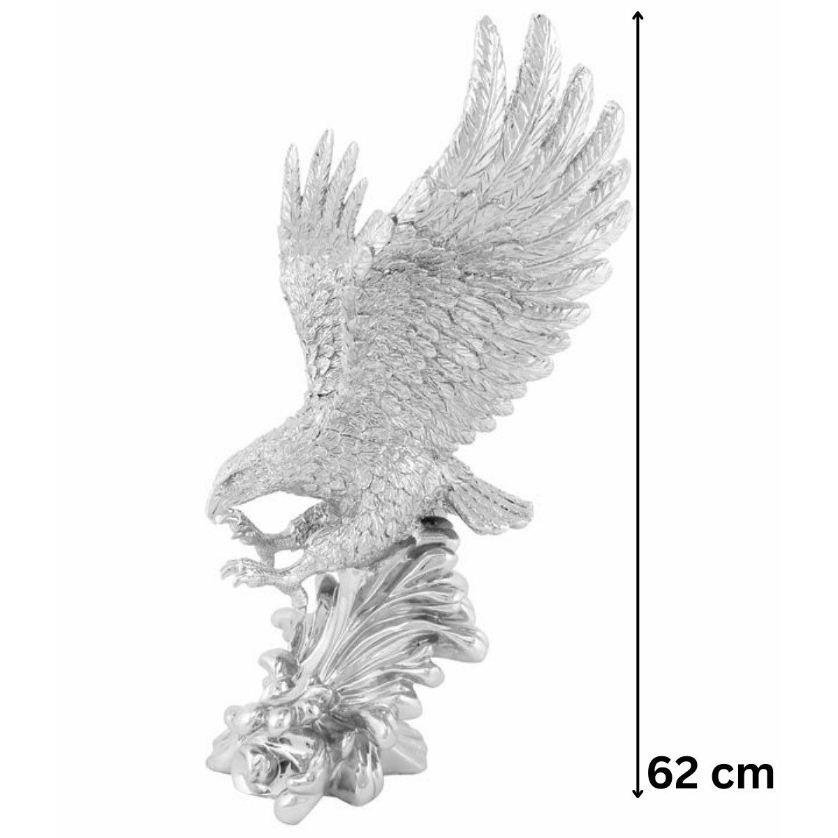 alesvelt Dekofigur Adler Gold / Silber 62 cm 1 Stück