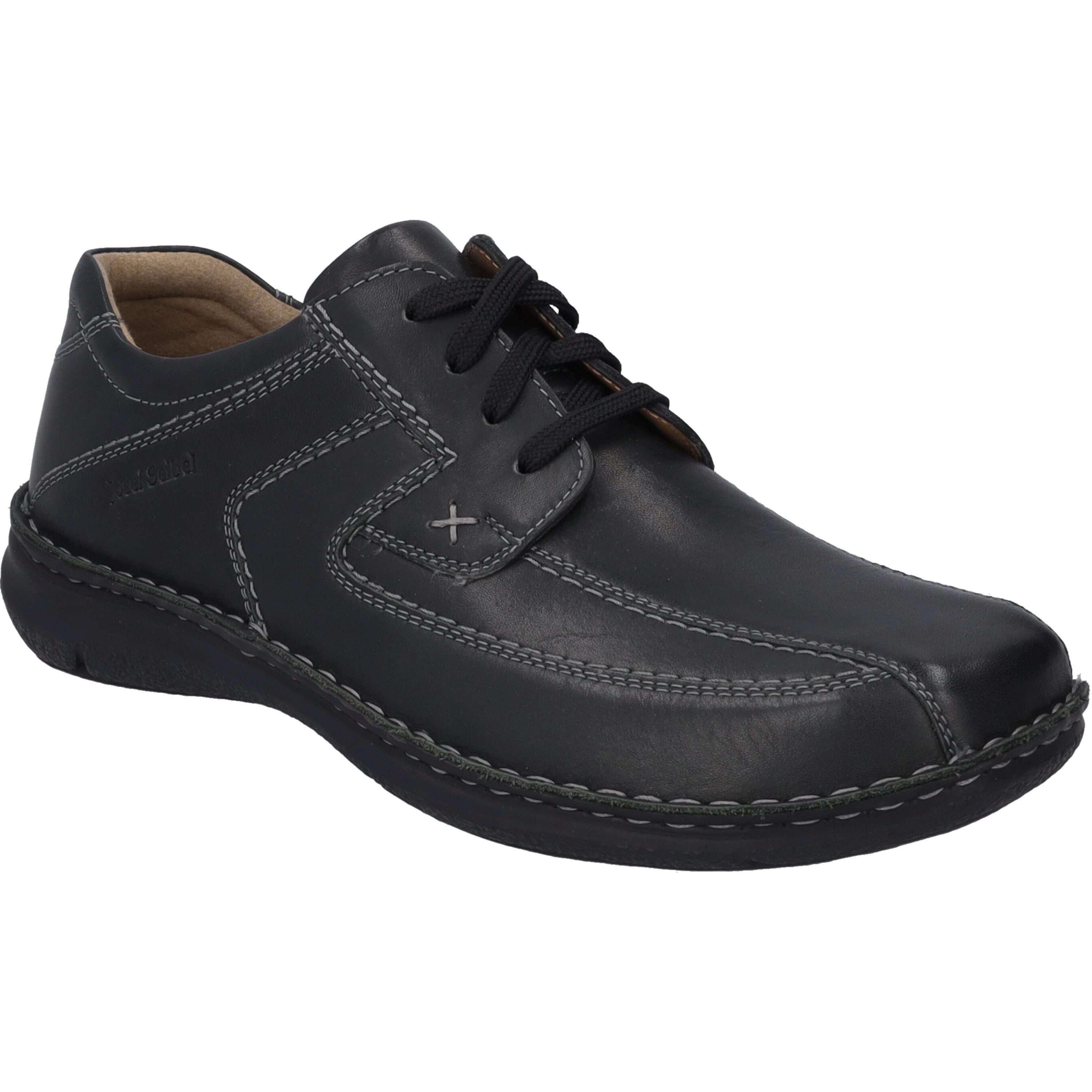 Anvers 08, schwarz Schnürschuh