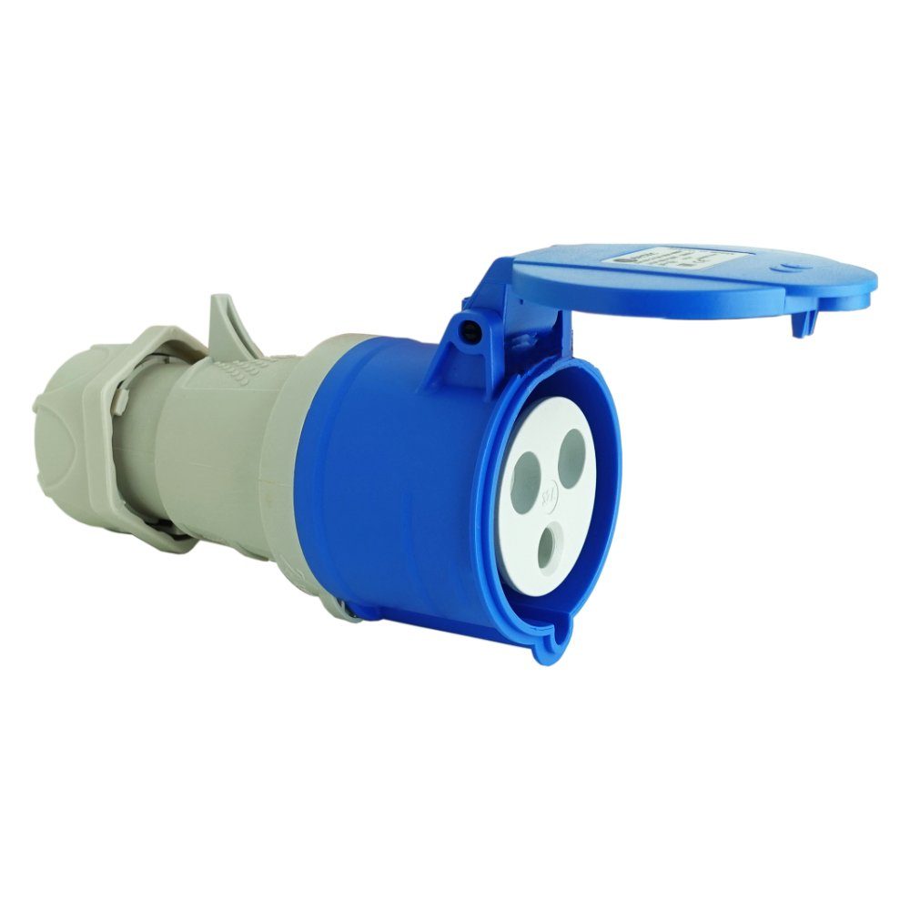 TP Electric Steckdose CEE Campingsteckdose Kupplung 3P 16A IP44 230V, 1-St.