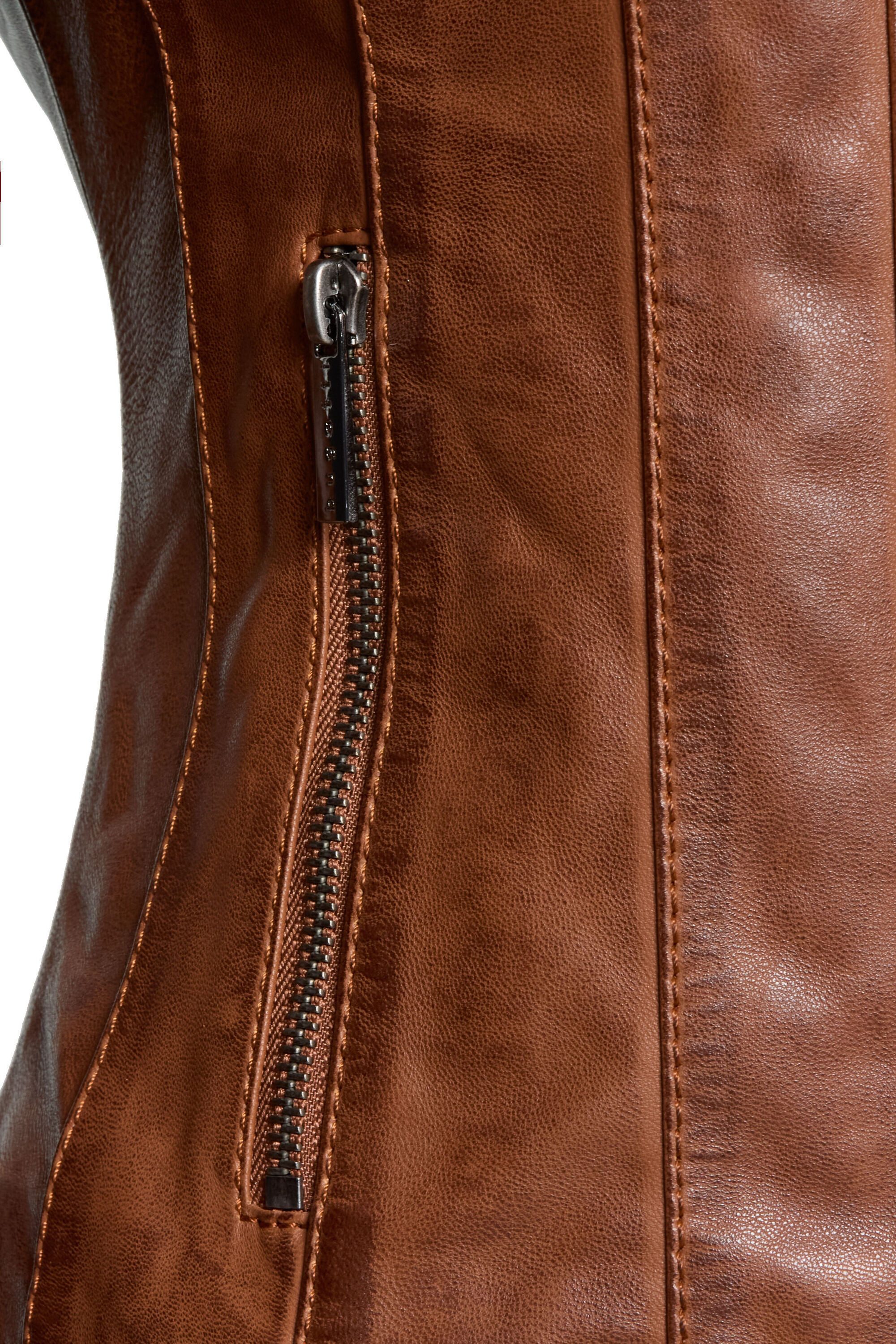 bugatti Lederjacke BULady-106 (1-St) mit Ziernähten – Bild 5 von 5