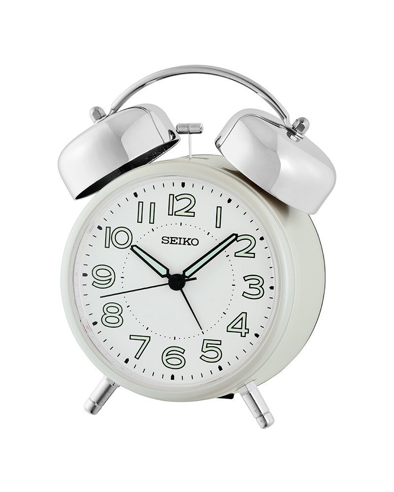 Seiko Quarzwecker Wecker, Schlafzimmer, durchlaufende Sekunde,Leuchtzeiger,Leuchtziffern