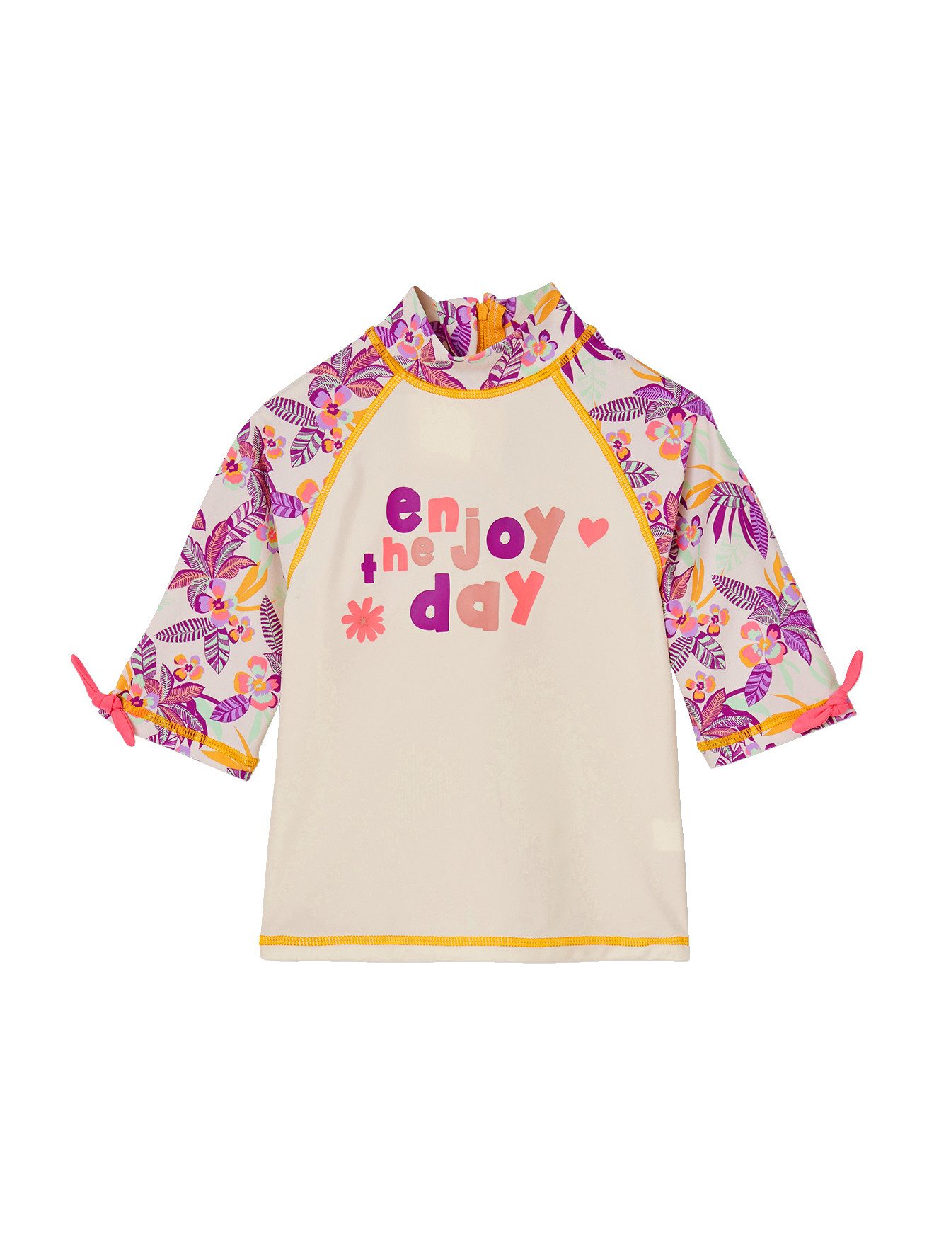 vertbaudet Badeanzug Mädchen UV-Set: Shirt & Badehose