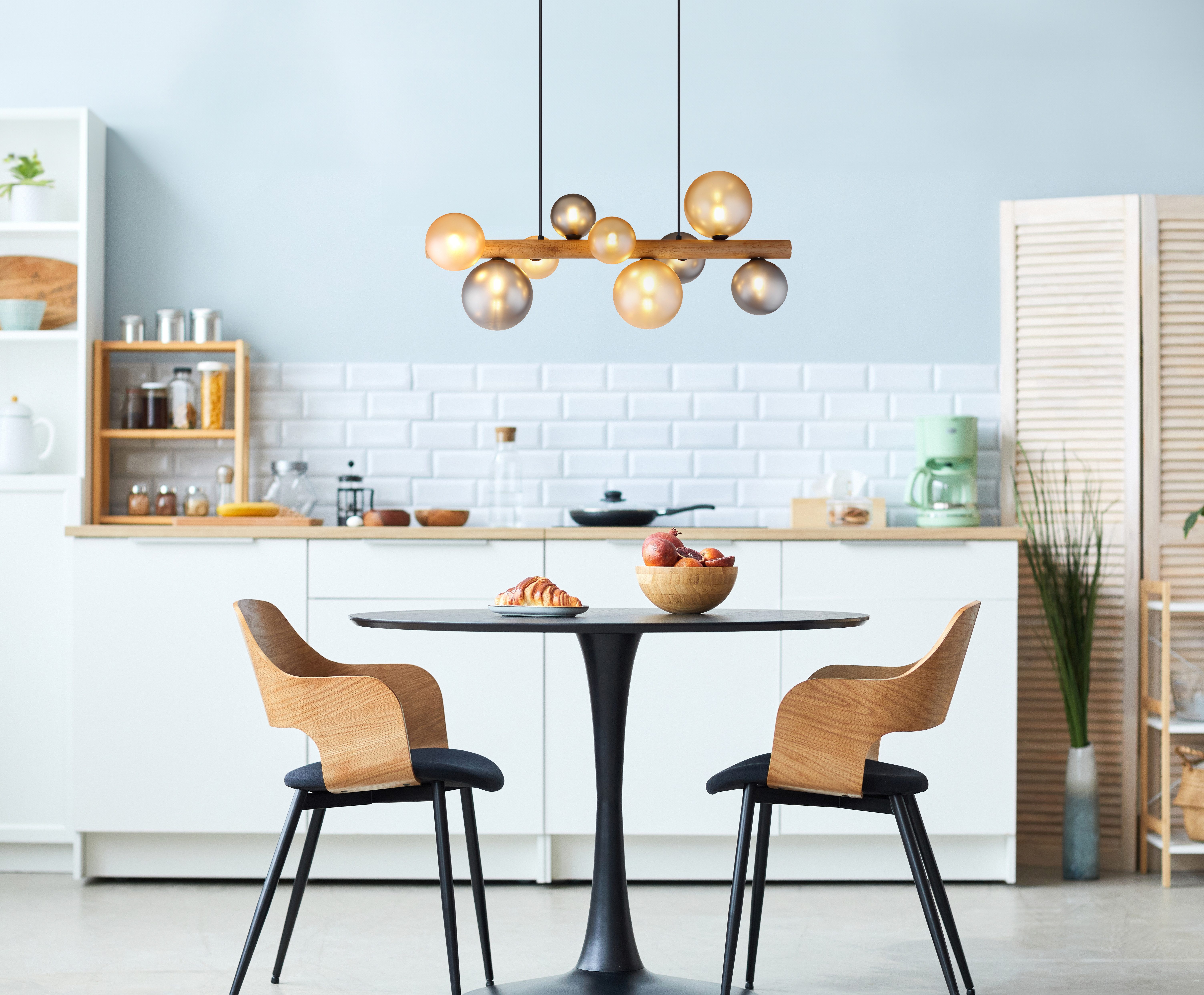 GLOBO LIGHTING Hängeleuchte RIHA, ohne Leuchtmittel, Hängelampe Esszimmer-Leuchte Esstischleuchte Wohnzimmer