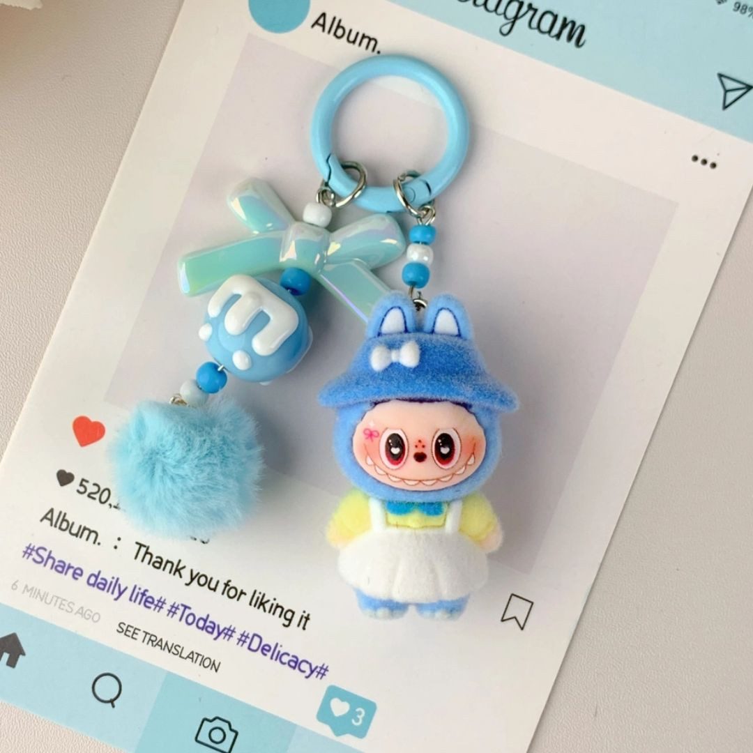 suebidou Schlüsselanhänger Labubu inspirierter niedlicher Anhänger für Tasc günstig online kaufen