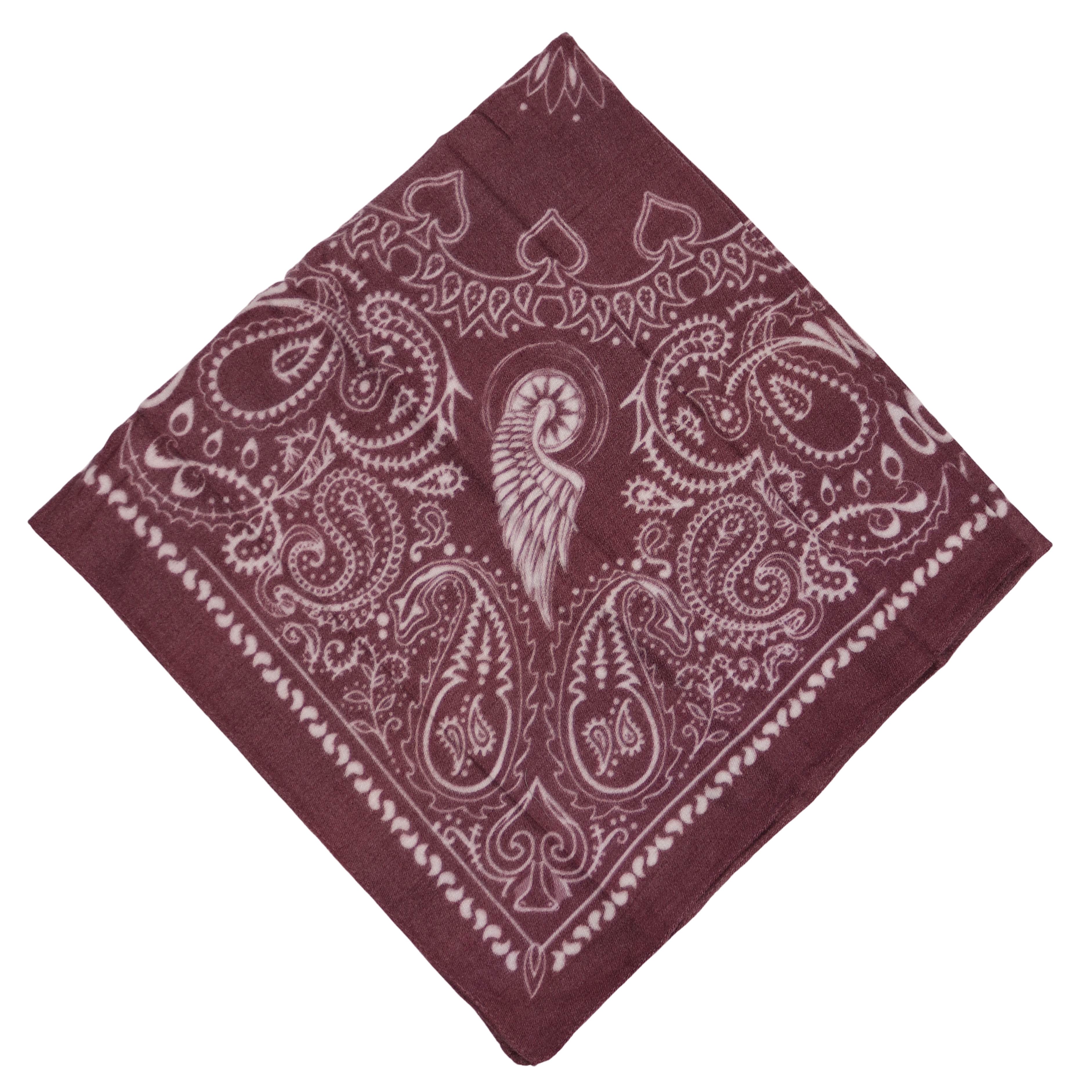 MIRROSI Nickituch Damen leicht angerautes Vierecktuch mit Paisley-Muster, aus Viskose, (Neue Kollektion Herbst/Winter 2026), ca. 88x88cm, warmes Halstuch für He – Bild 3 von 5