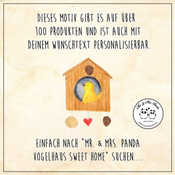Mr. & Mrs. Panda Tasse Vogelhaus Home - Weiß - Geschenk, Büro Tasse, Tasse Motive, Tiere, Um, Keramik, Exklusive Motive